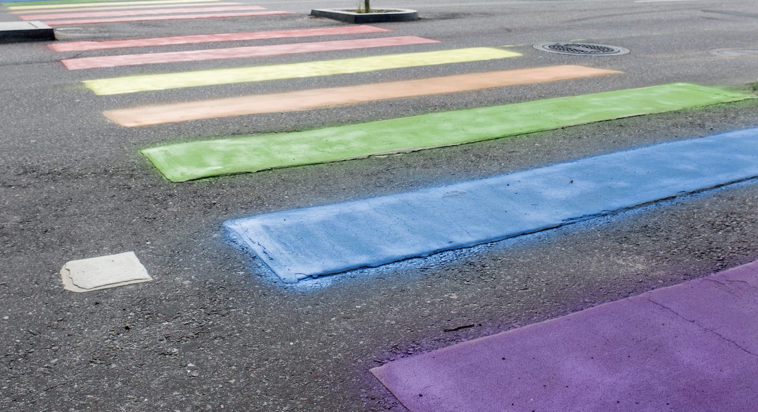 Brussels marks Pride with rainbow crossings