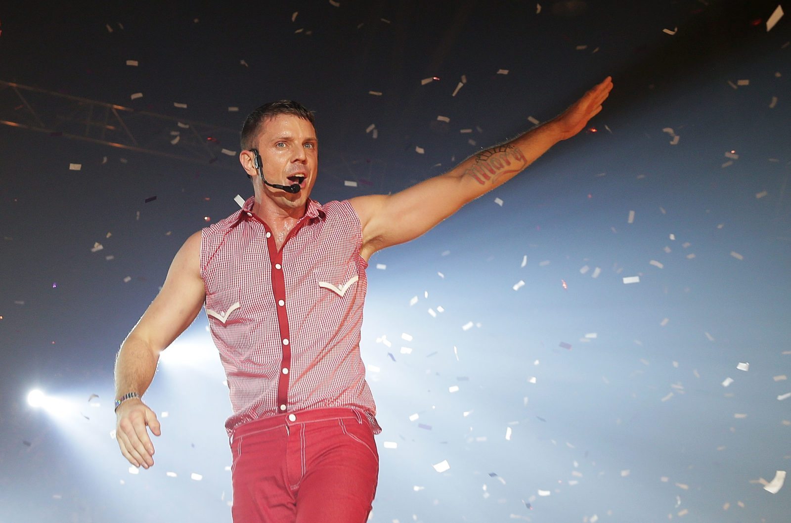 Jake Shears reveals all about stripping off at Elton John's stag do after Masked Singer elimination