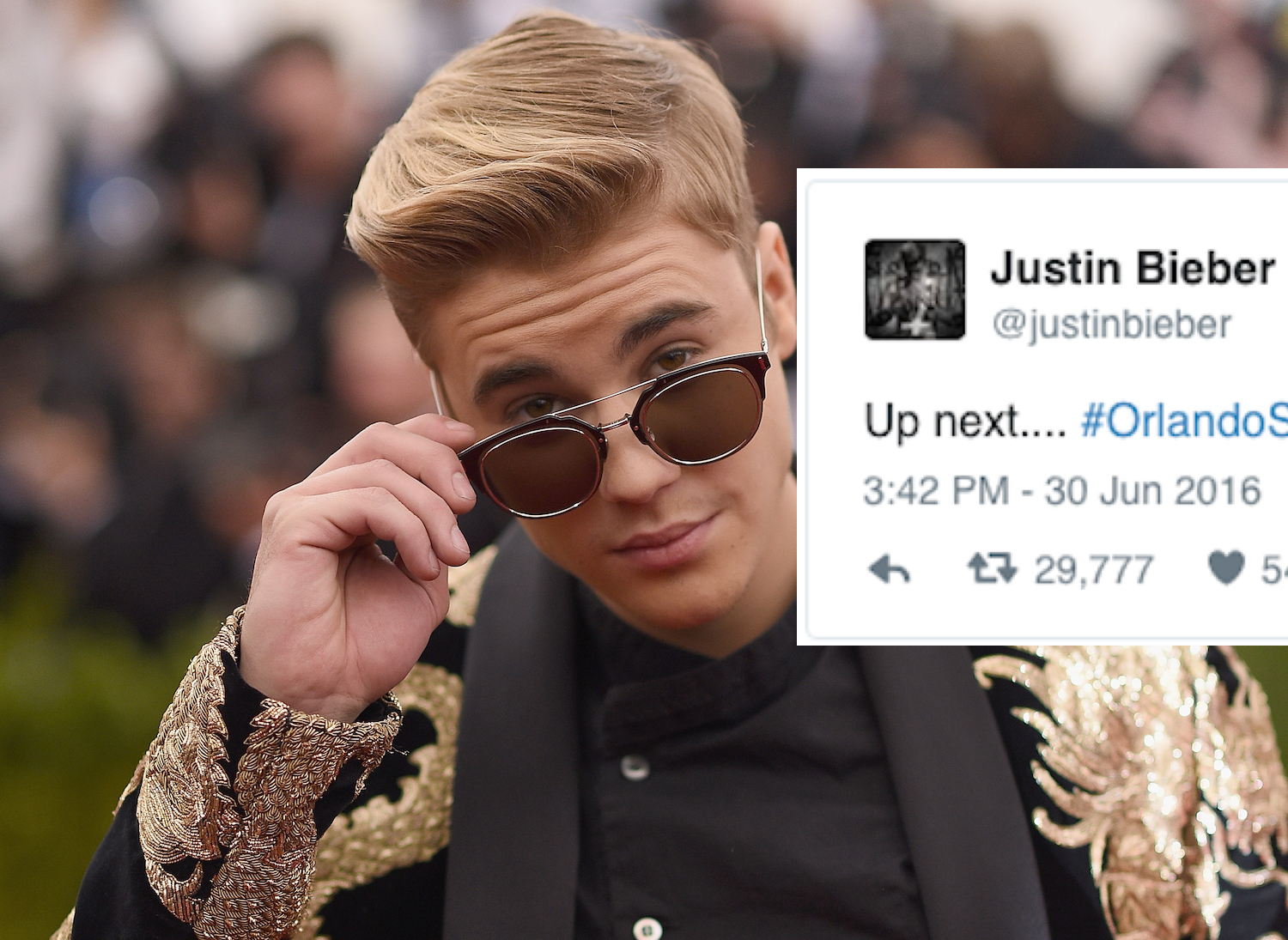 Justin Bieber slammed for using Orlando shooting hashtag to promote tour