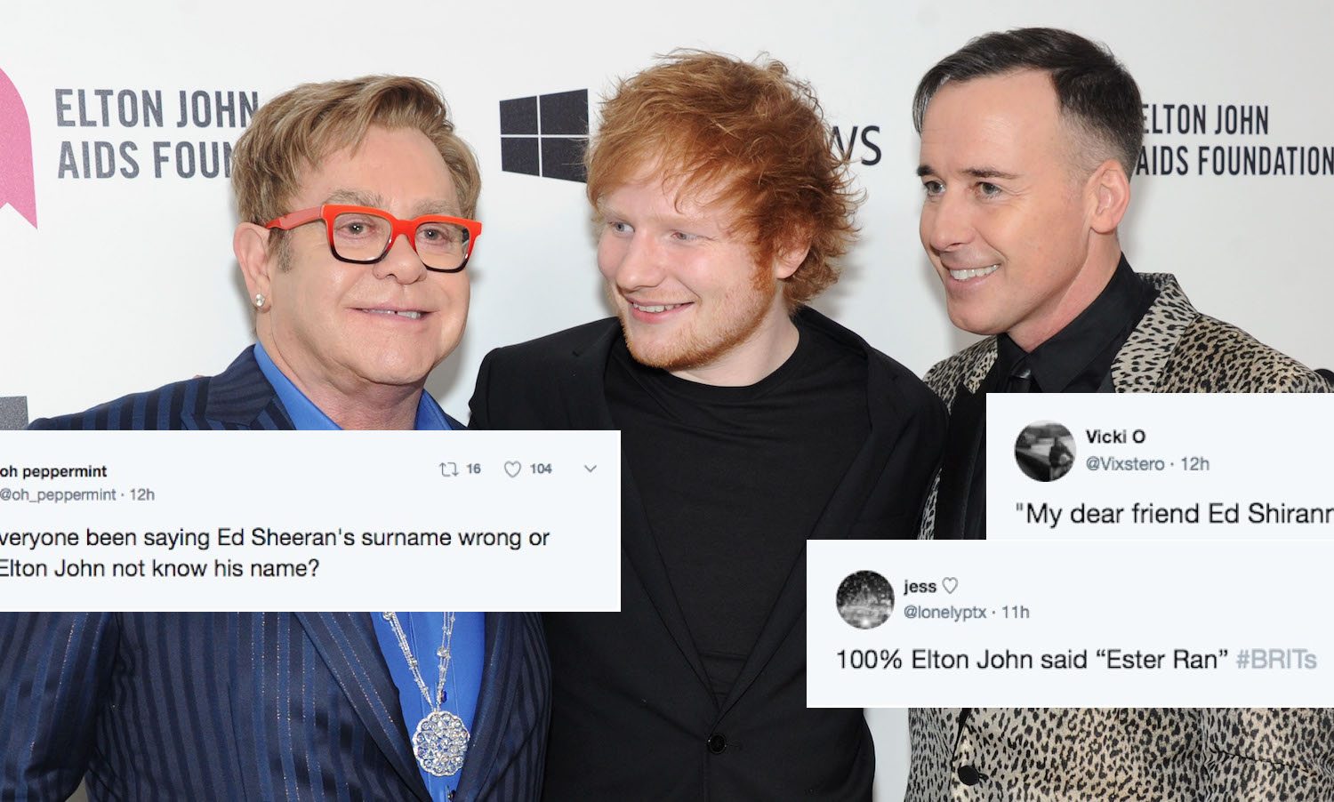 BRITs 2018 viewers left confused by Elton John's pronunciation of 'Ed Sheeran'