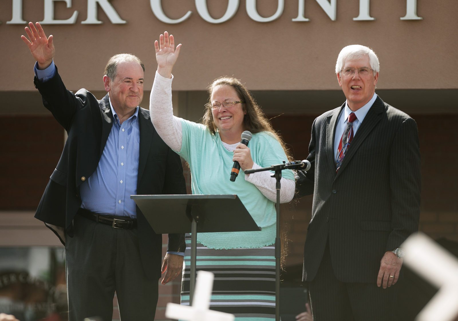 Kim Davis' lawyer claims paedophiles are behind LGBT rights laws