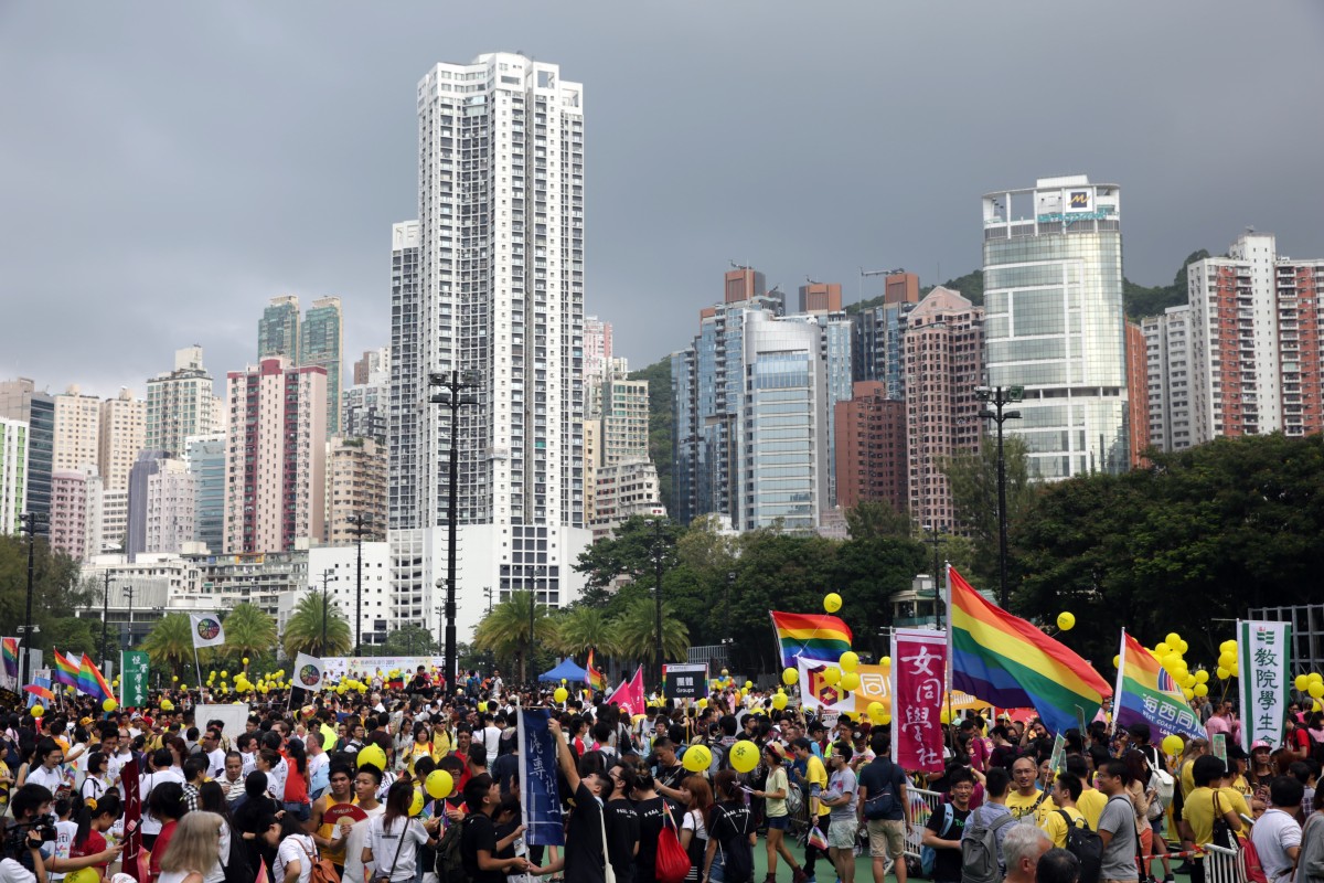 Thousands rally for equal rights in Hong Kong Pride