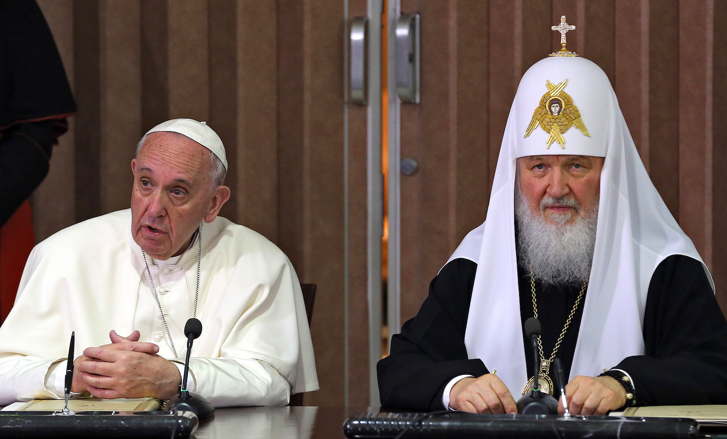 The Pope and head of the Russian Orthodox Church release statement against gay marriage