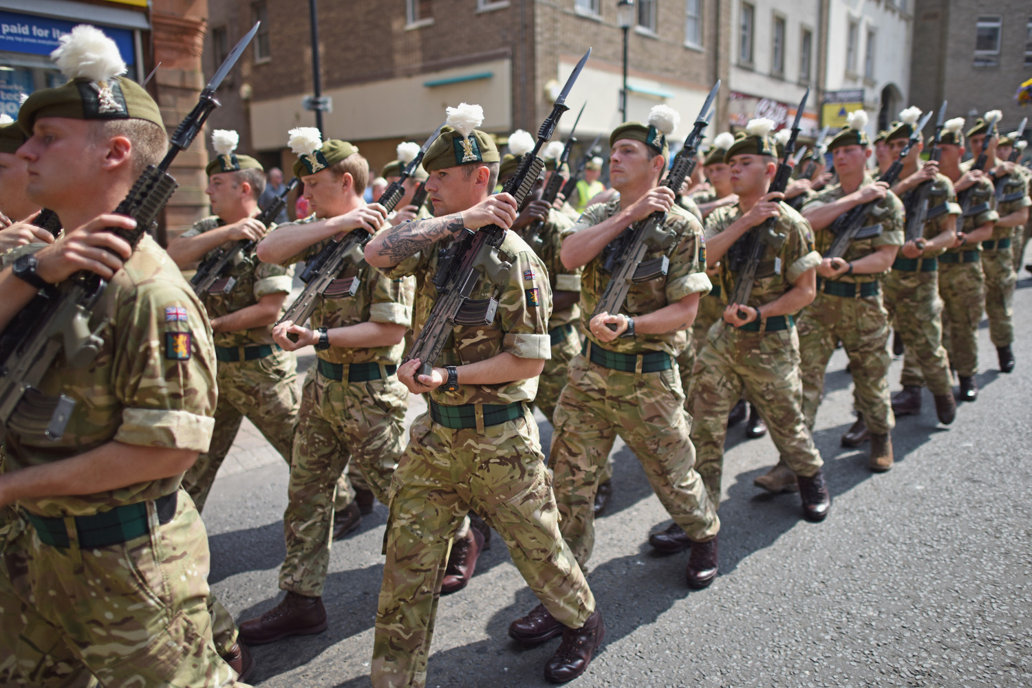 The first British female soldier to serve on the front line is transgender