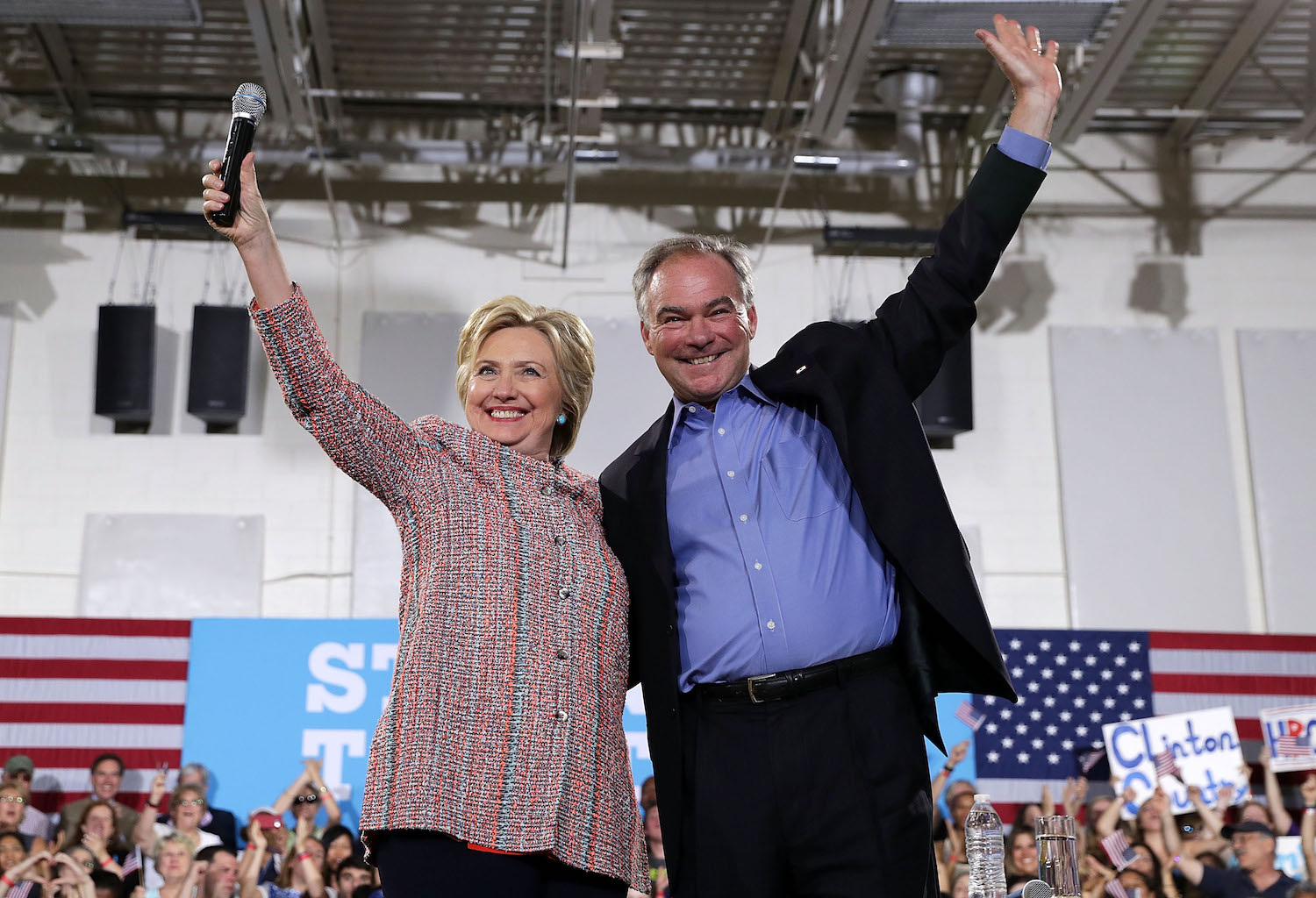 Clinton's VP pick Tim Kaine defends not bringing up LGBT issues in Mike Pence debate (VIDEO)