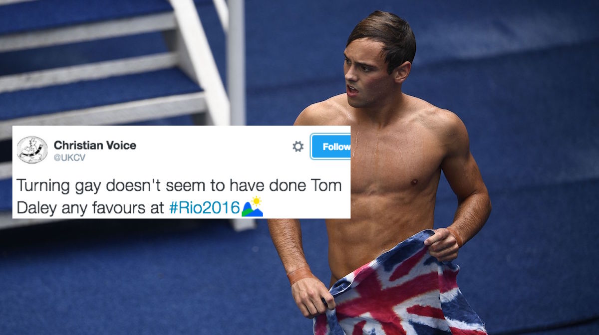 Fans defend Tom Daley after trolls blame early Olympics exit on him 'turning gay'