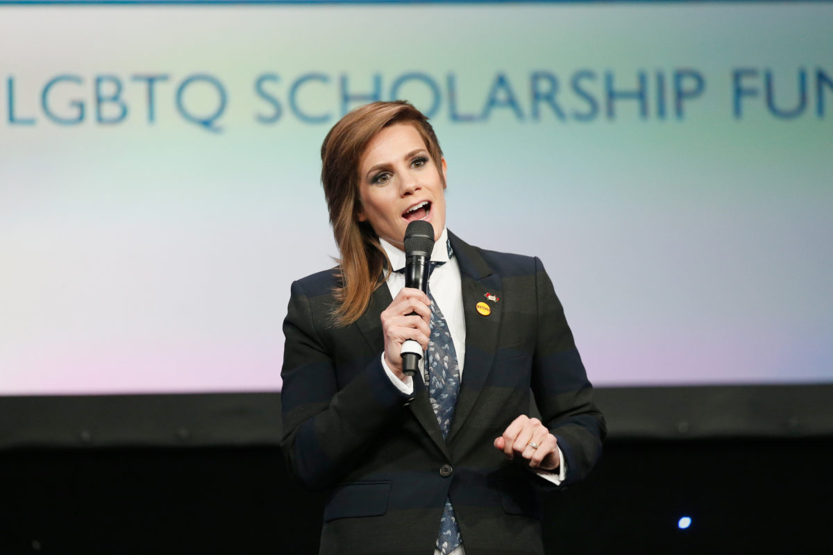 Comedian Cameron Esposito called out Trump over his stance on LGBT rights