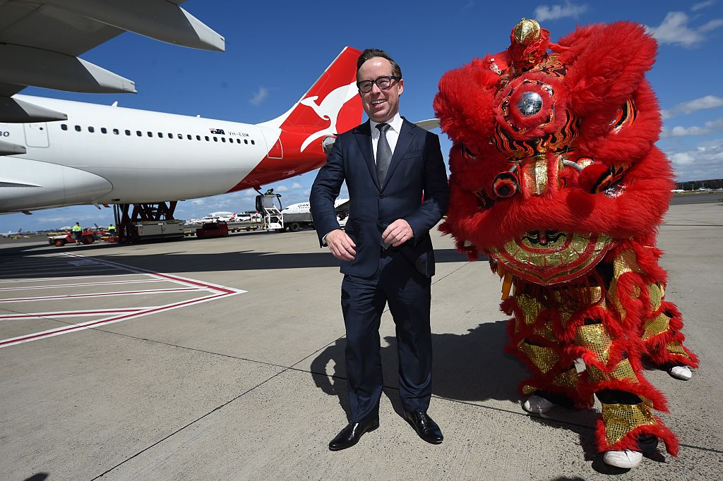 Man who attacked Qantas boss Alan Joyce with pie charged with assault