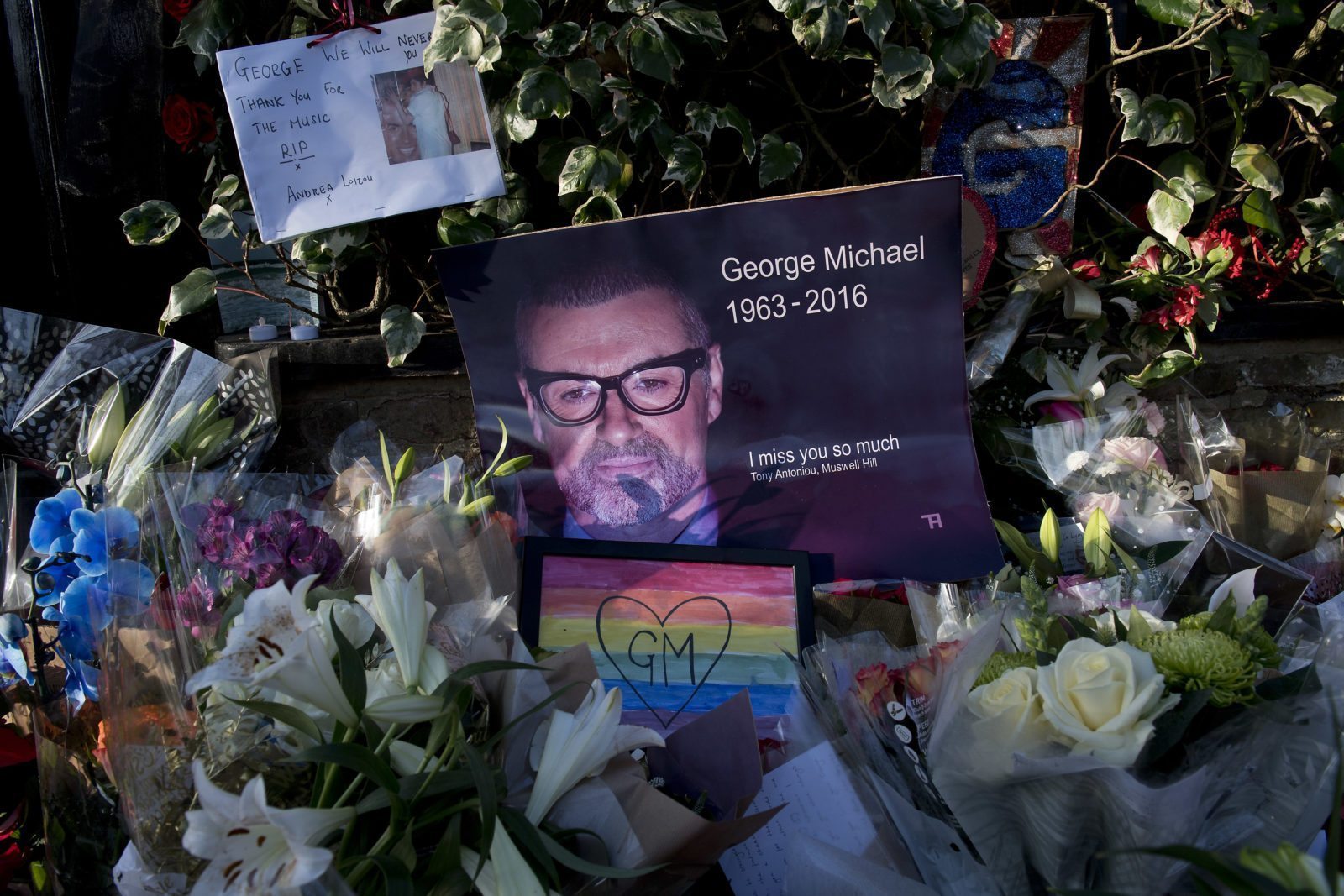 George Michael's beloved dog Abby dies two years after her owner