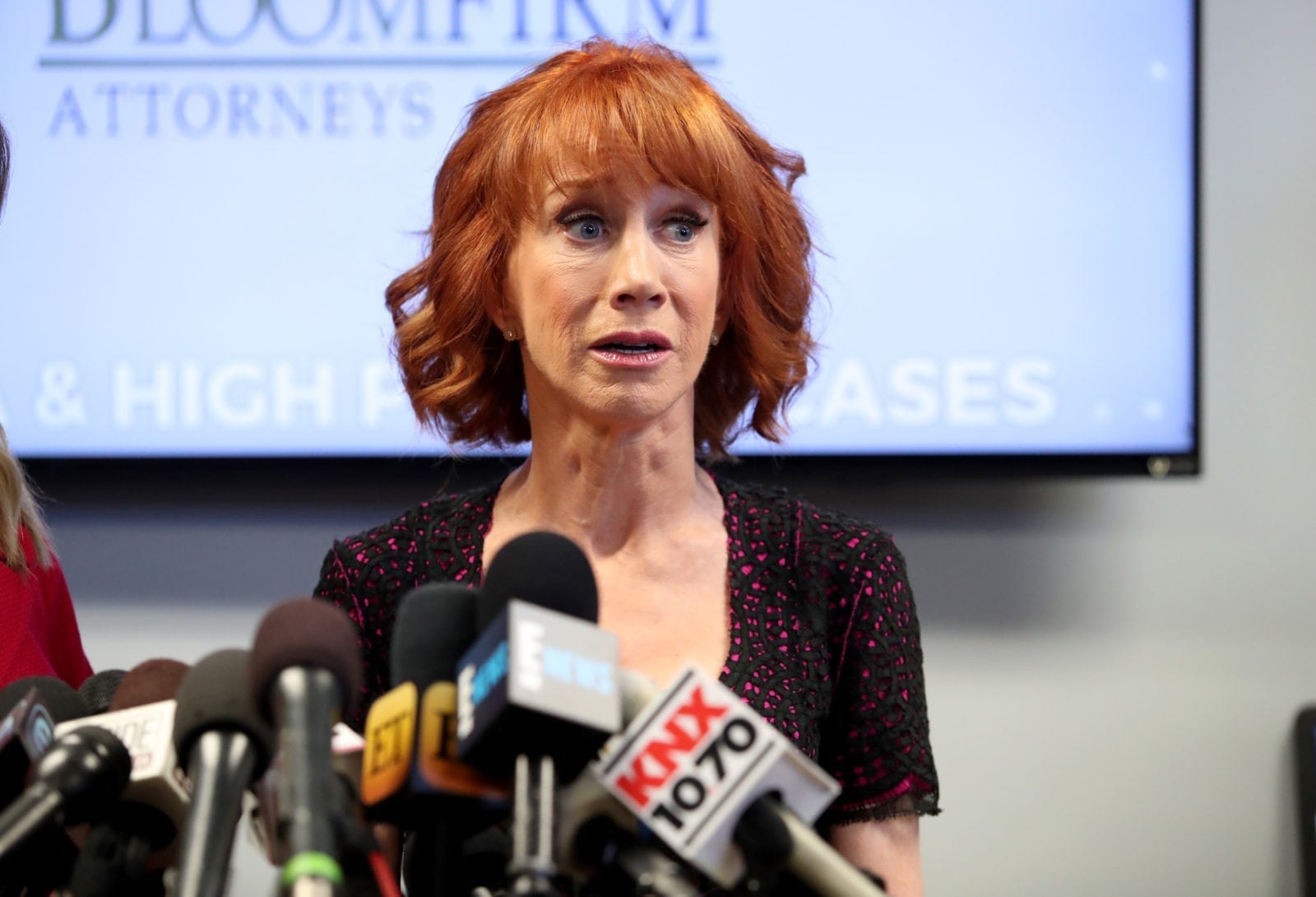 Kathy Griffin posts Donald Trump's severed head after he falsely declares he's won the election