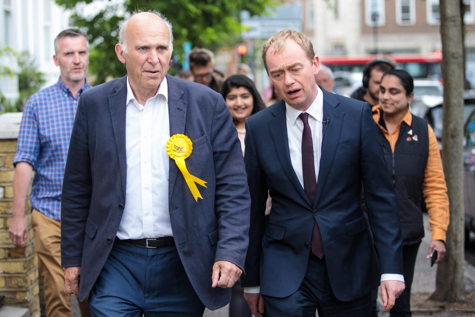 Lib Dems at loggerheads as Sir Vince Cable lays into Tim Farron over gay sex row