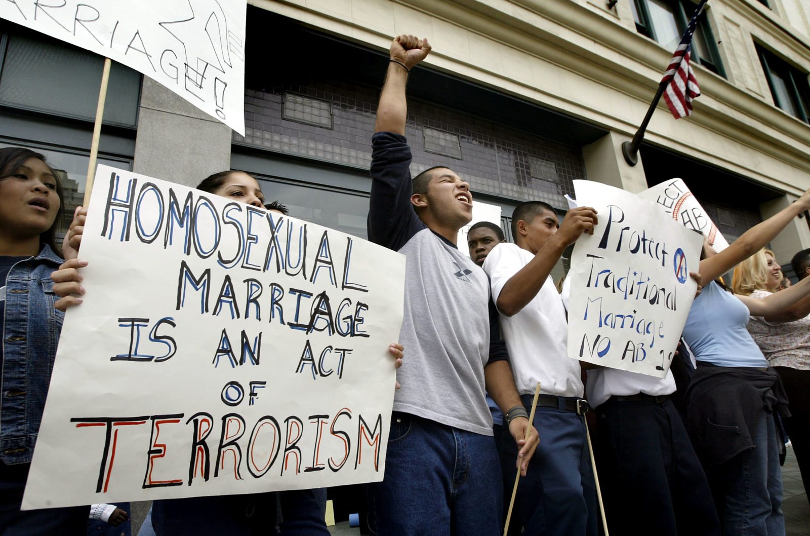 Catholic guest house owners reject gay couple because 'we don't accept gays and dogs'