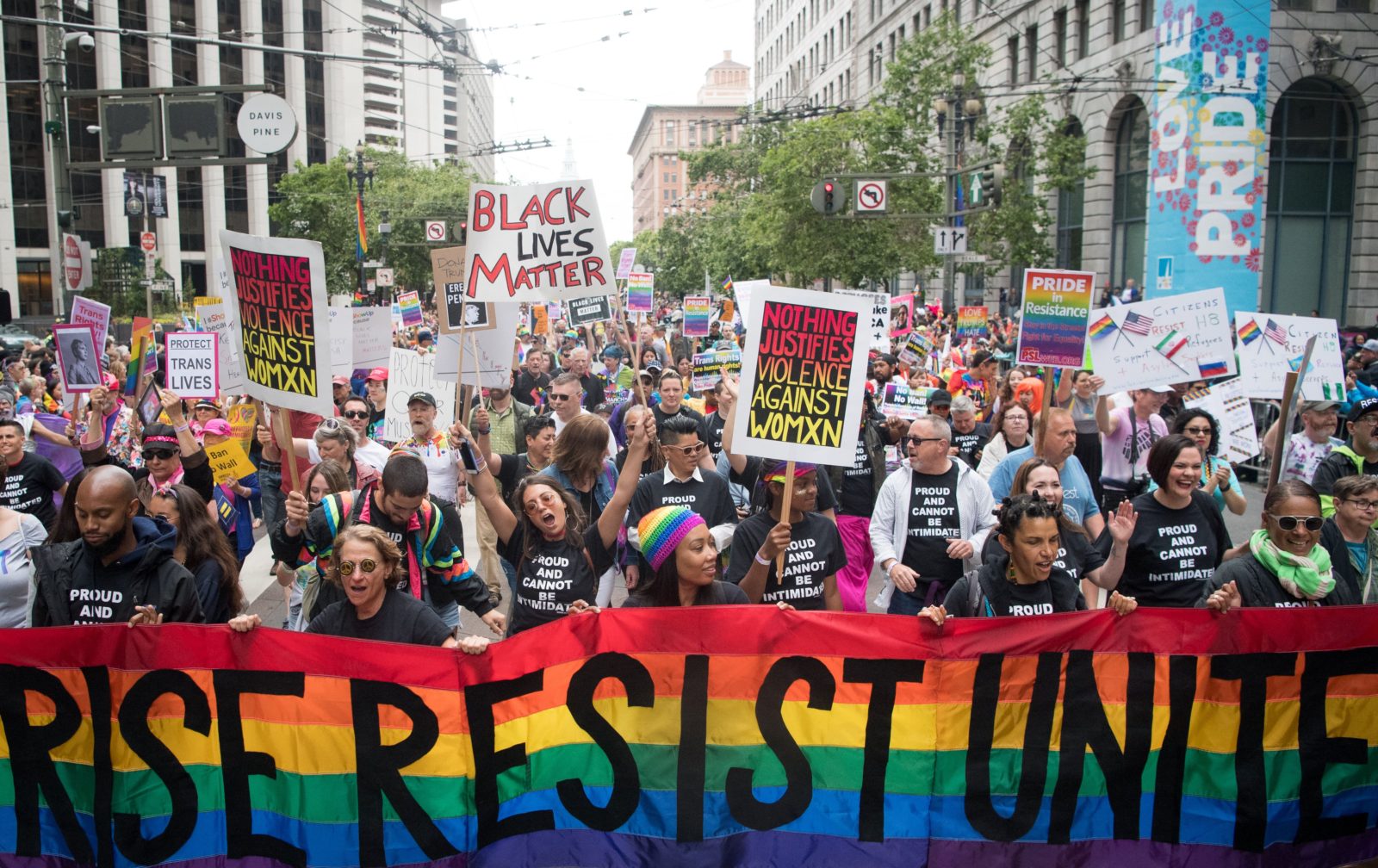 San Francisco Pride was an incredible celebration and protest against Donald Trump