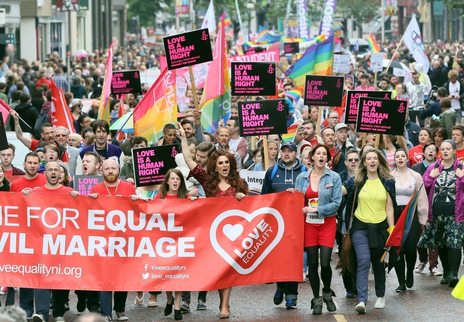Just 1 in 5 oppose equal marriage in Northern Ireland