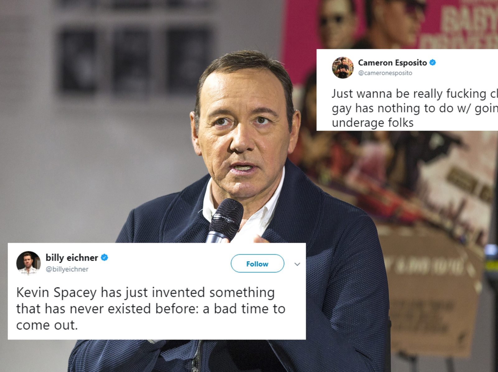 People are furious with Kevin Spacey for coming out as gay in response to sexual misconduct allegations