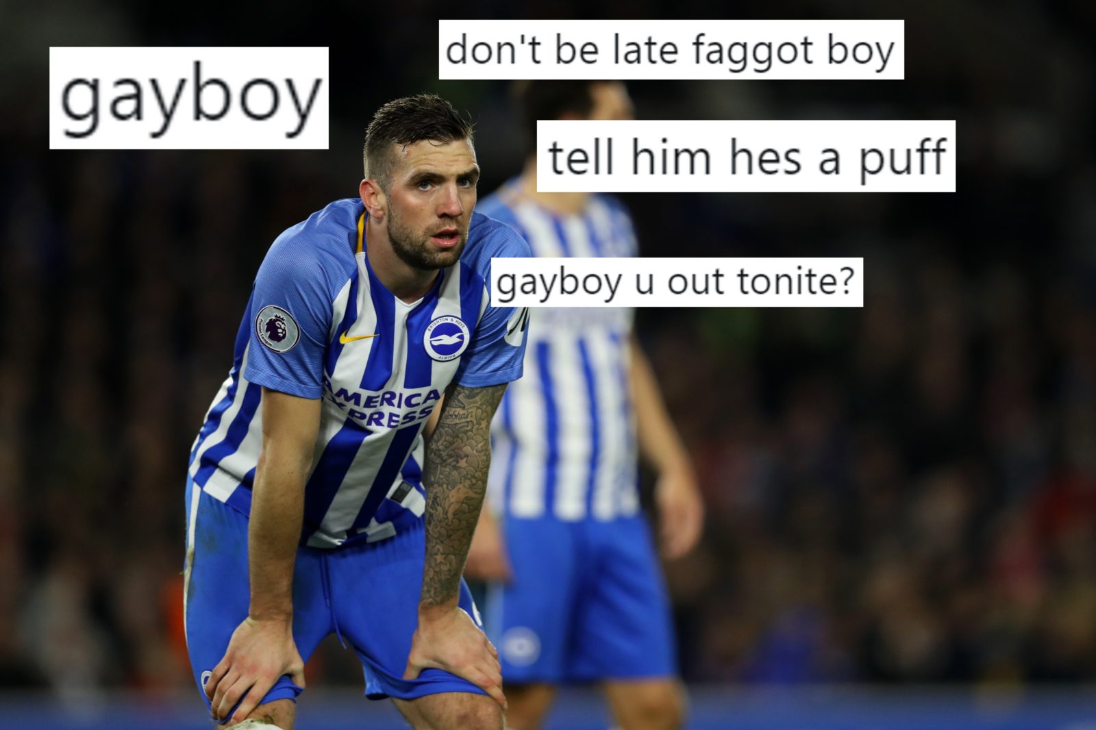 This Premier League star called people 'gayboy' and 'faggot boy'