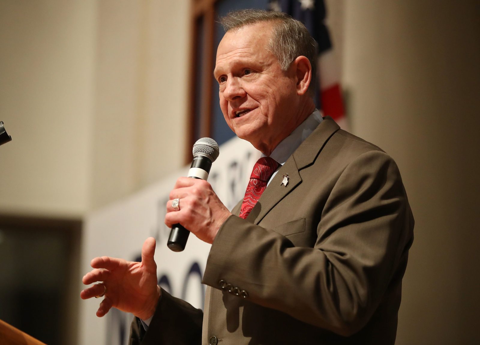 Roy Moore is still fundraising for the election he lost ten days ago