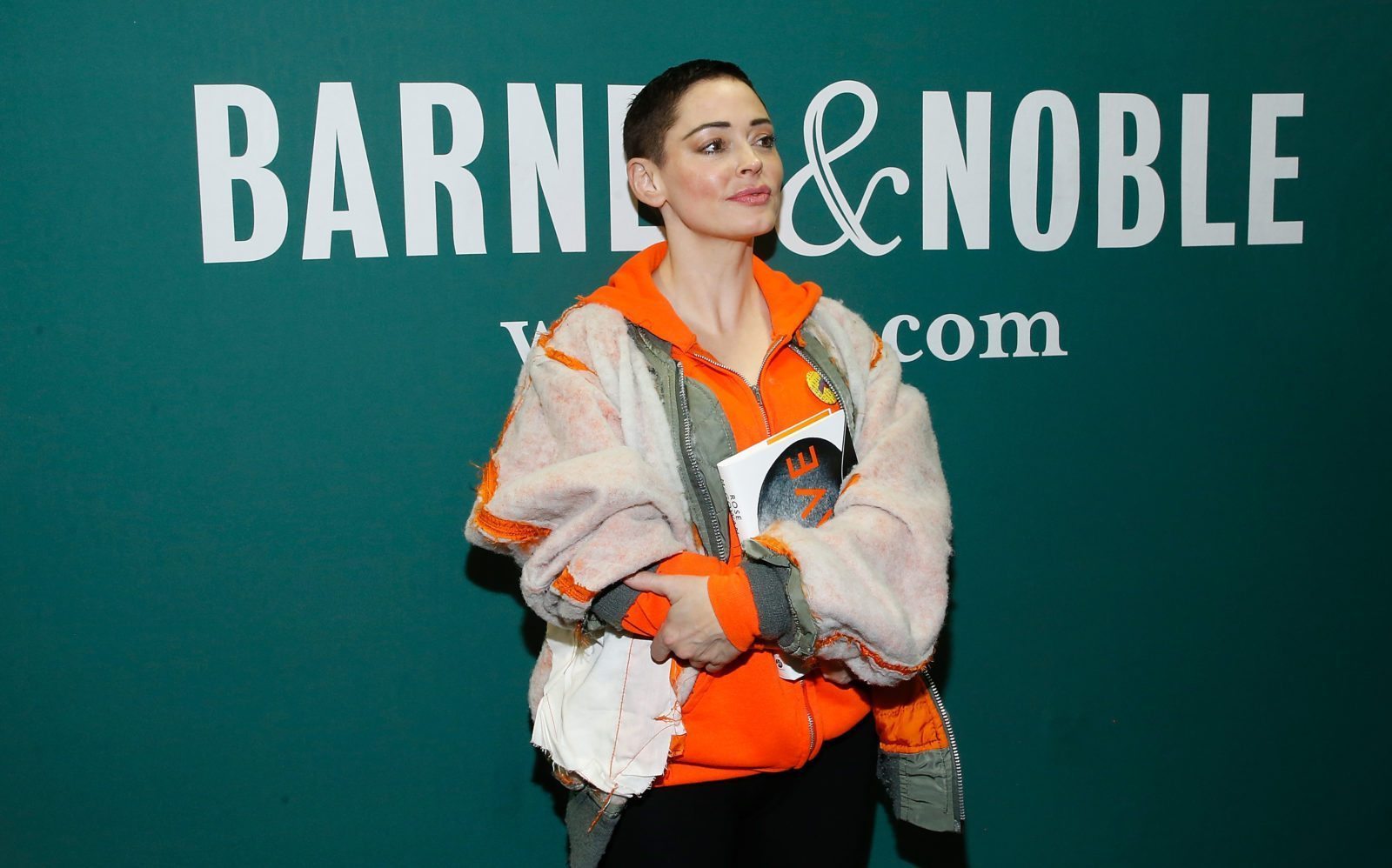 Rose McGowan cancels book tour after public shouting row with trans woman