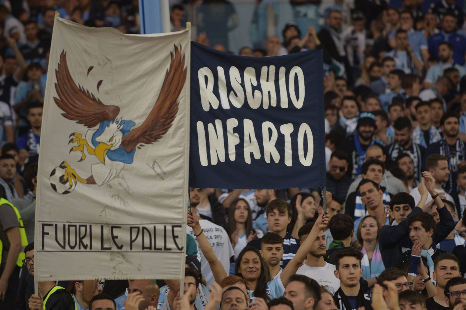 Football hooligans want to ban women from 'sacred place' in Rome stadium