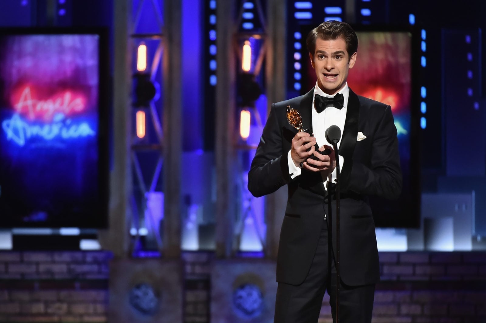 Andrew Garfield dedicates Tony win to LGBTQ people 'who have fought and died'