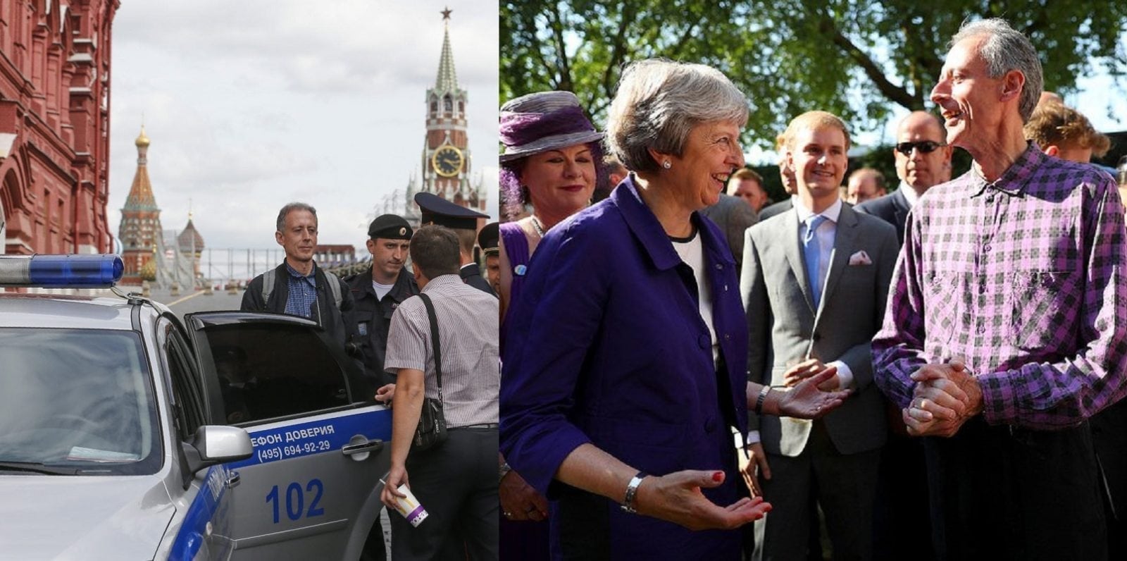 Prime Minister Theresa May praises Peter Tatchell after arrest for LGBT protest at Russia World Cup
