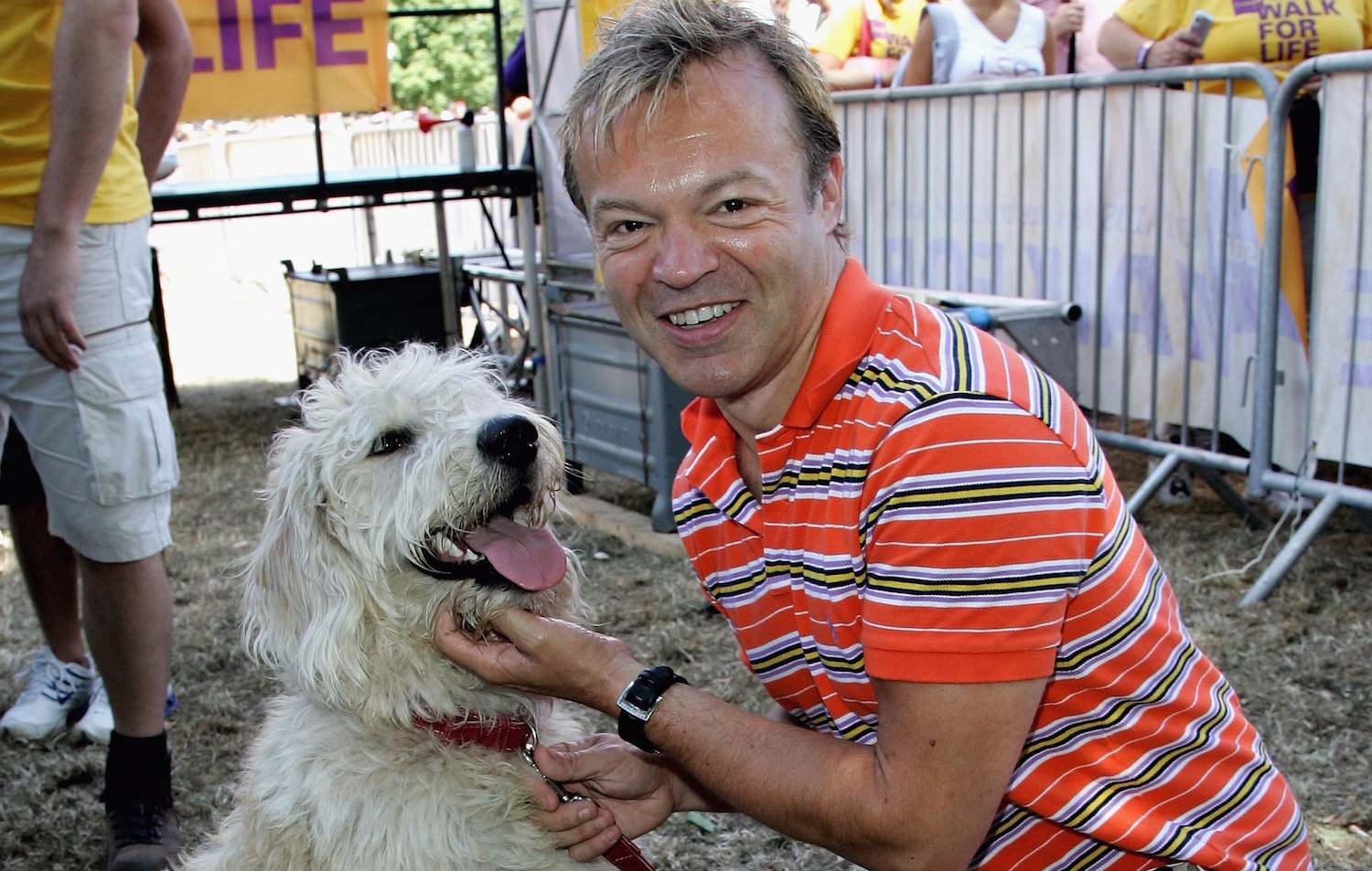 Graham Norton had to deny having sex with his dog after a condom turned up in an odd place