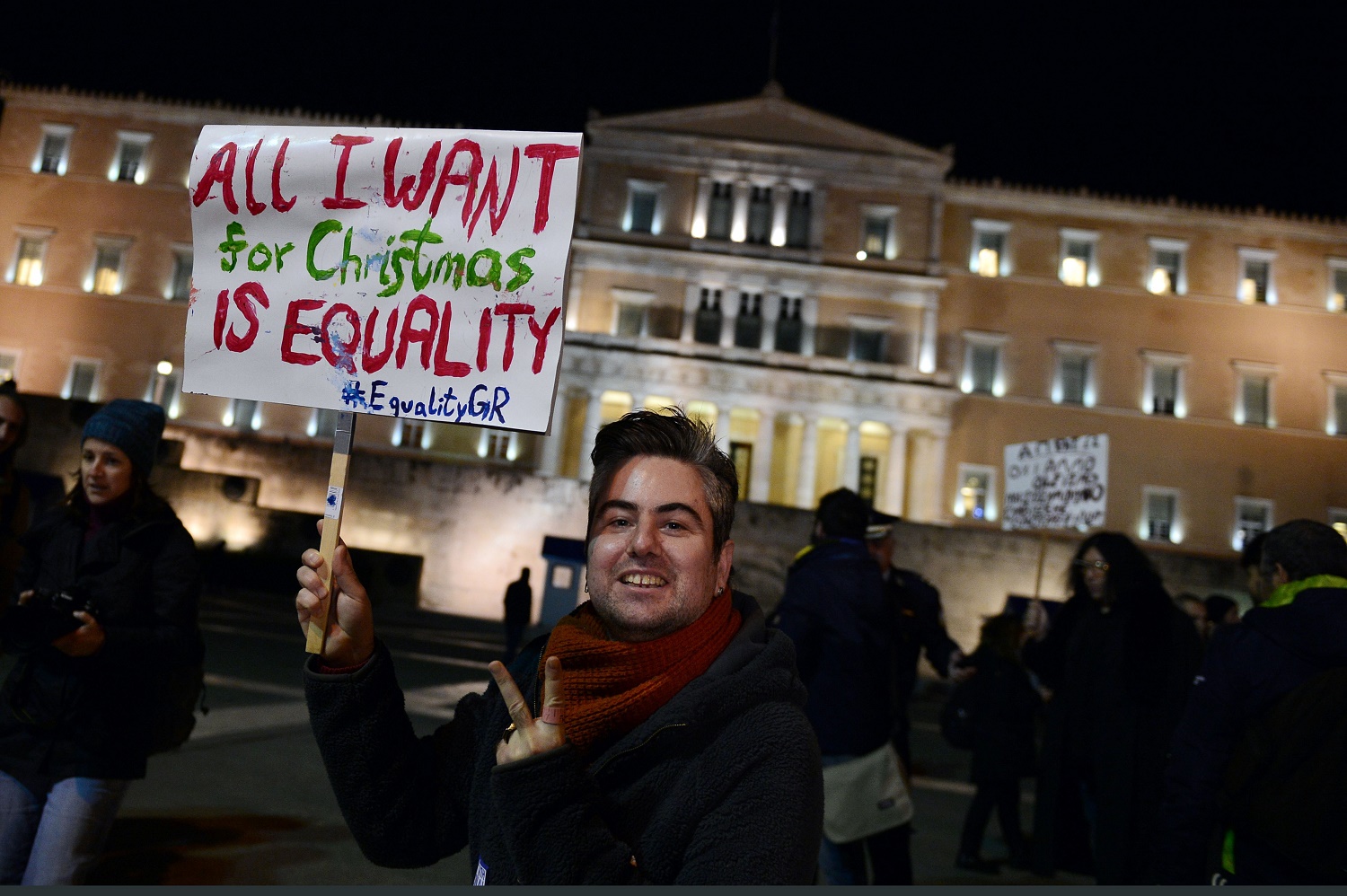 Greek Parliament votes for a controversial bill to expand rights for LGBT people