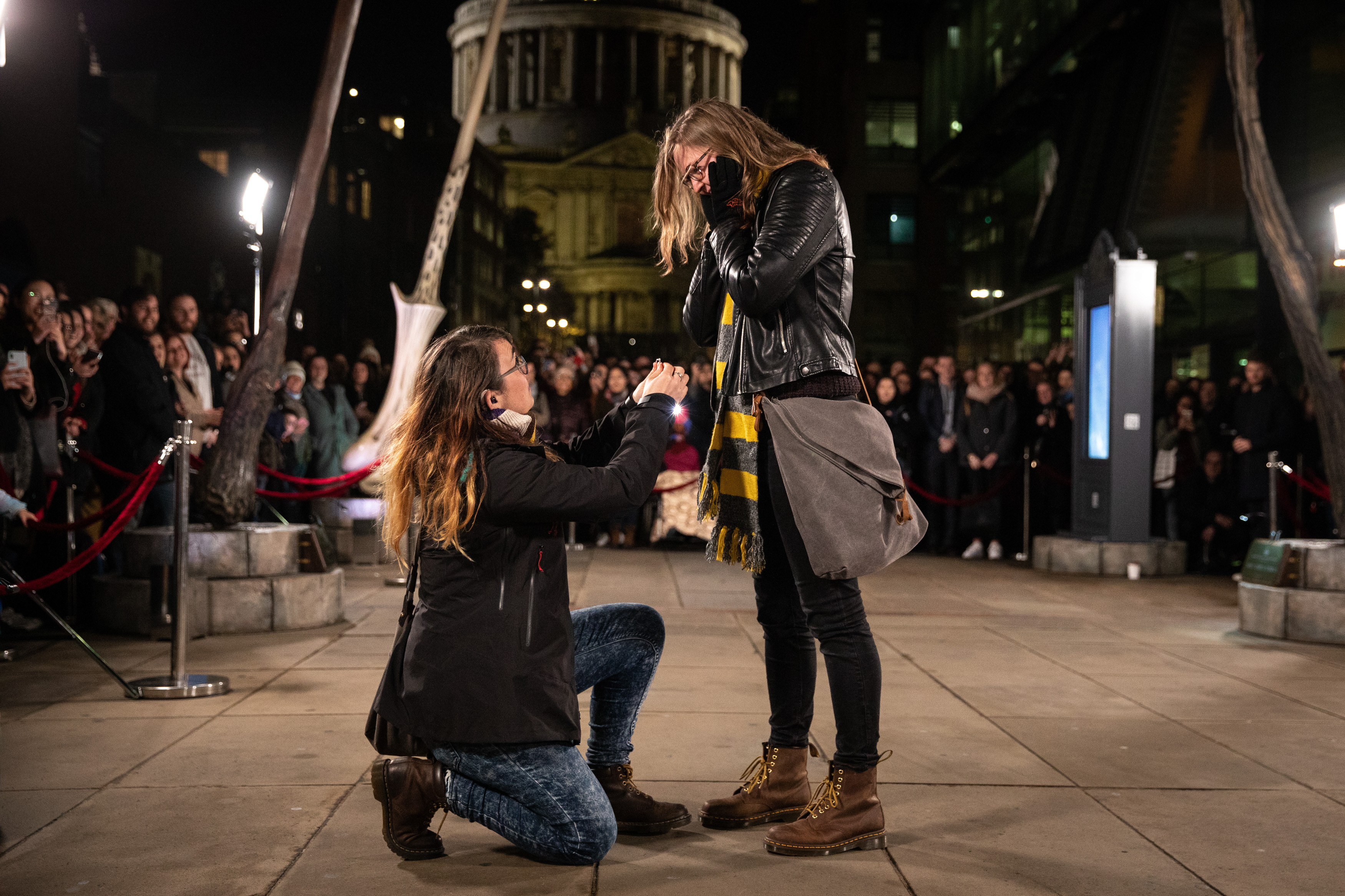 JK Rowling congratulates lesbian couple on Harry Potter proposal