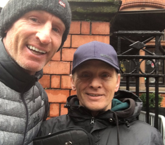 Gay rugby star Gareth Thomas made friends with a homeless man