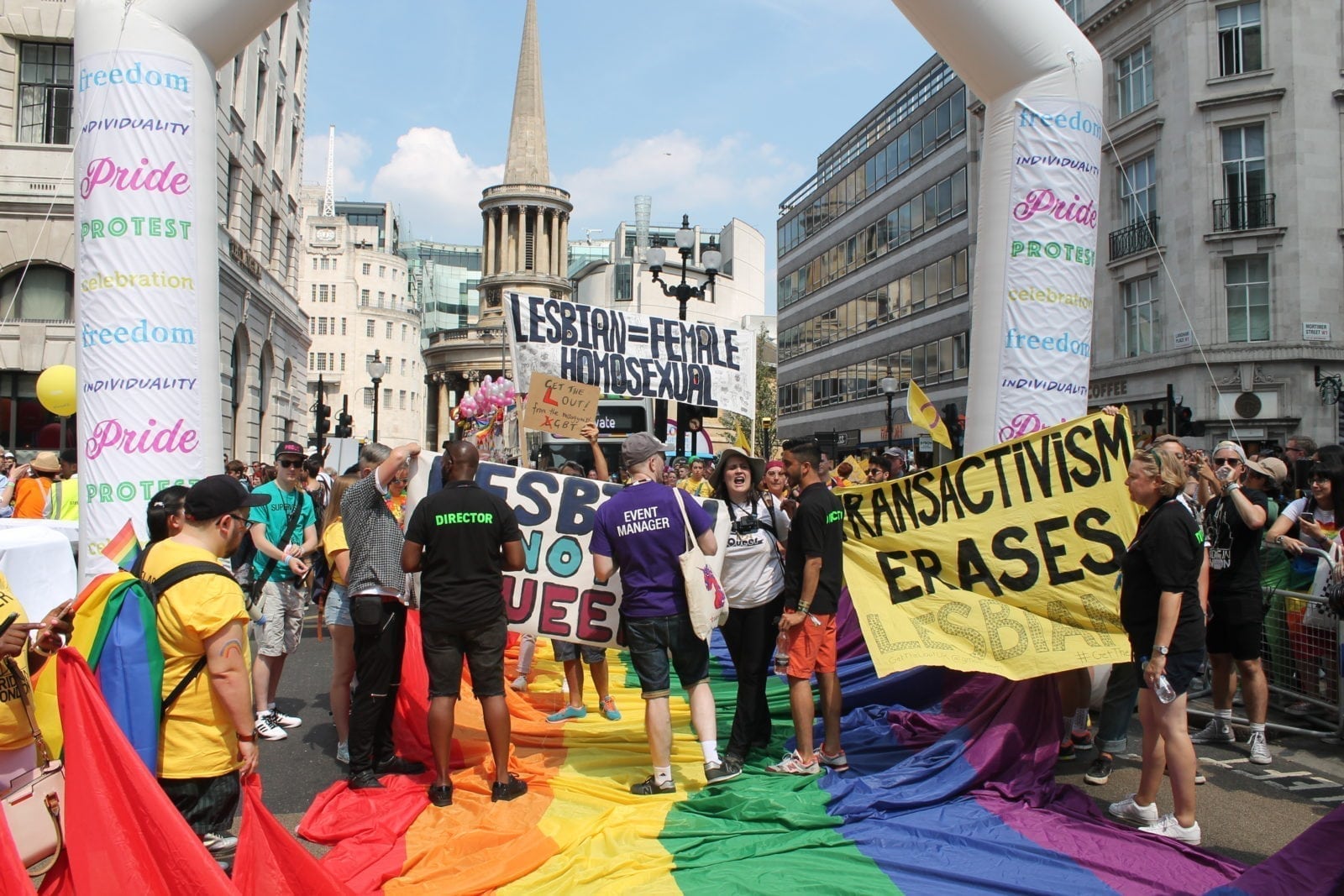 Pride in London criticised for barring press from parade route