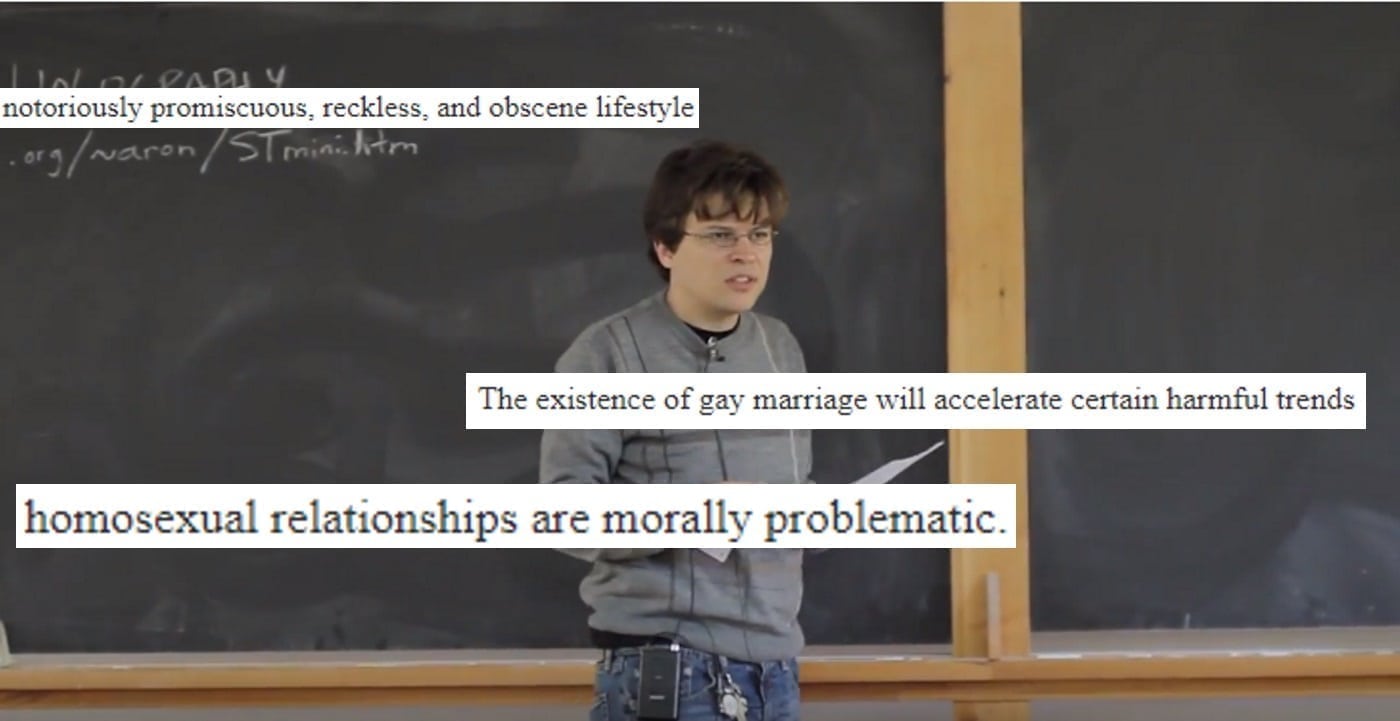 Cambridge University hires professor who said being gay is 'wrong'