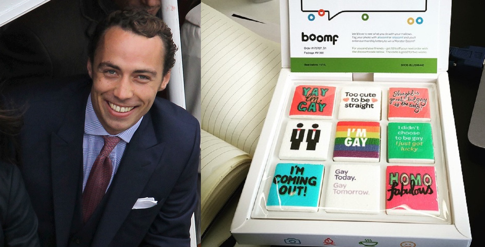 Duchess of Cambridge's brother is selling 'gay' marshmallows to help people come out