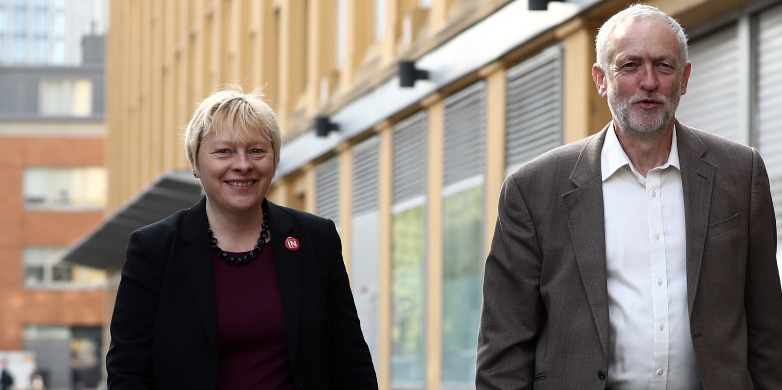Corbyn condemns homophobes after Angela Eagle branded 'dyke' at Labour meeting