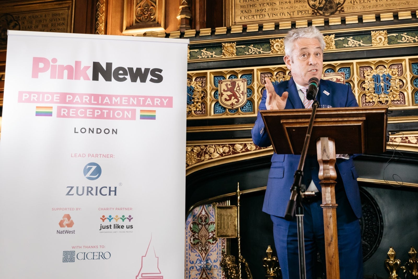 Speaker John Bercow: LGBT rights 'must trump' religious freedom
