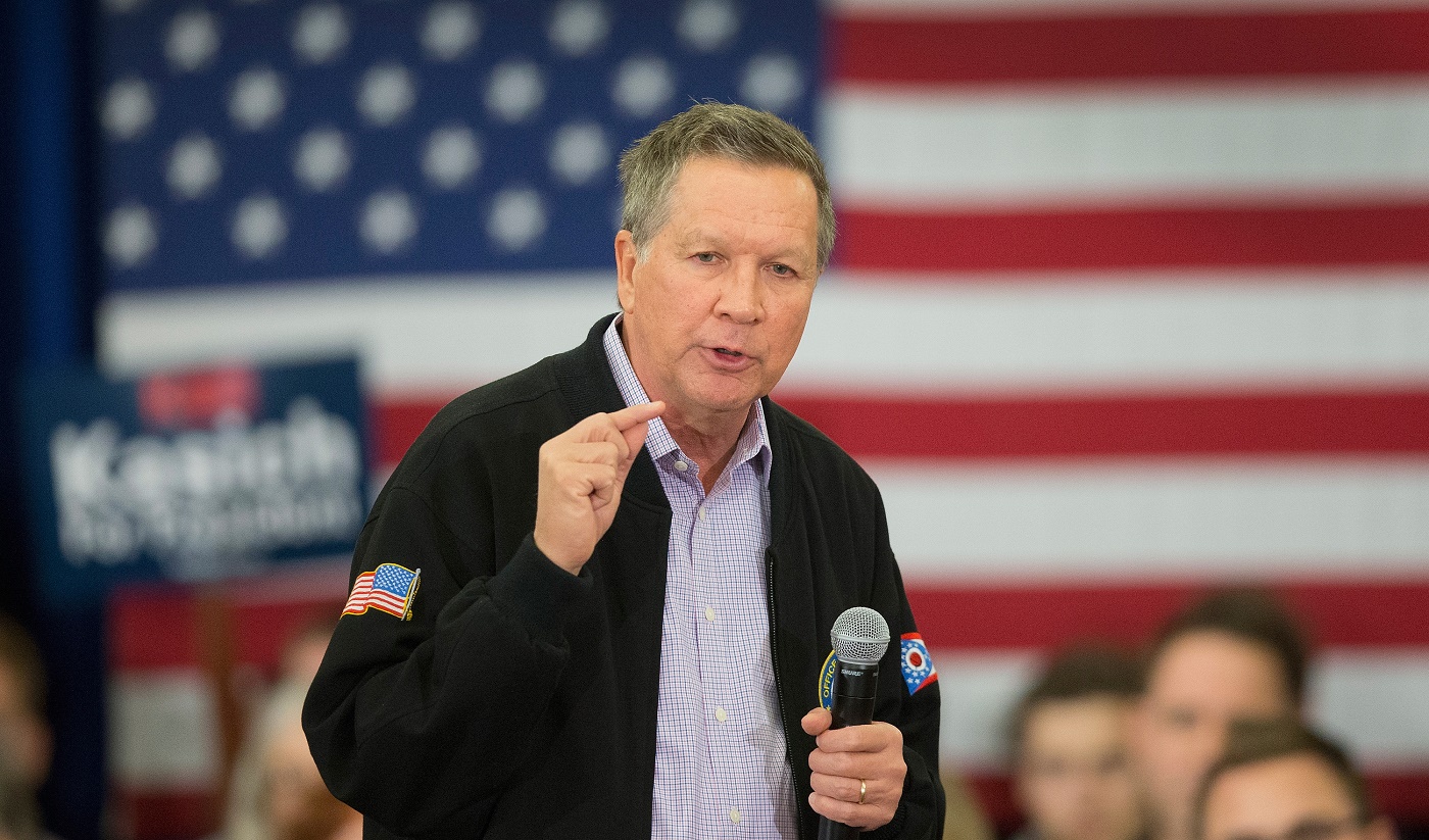 John Kasich, who said victims of homophobia should 'get over it' signs 20-week abortion ban