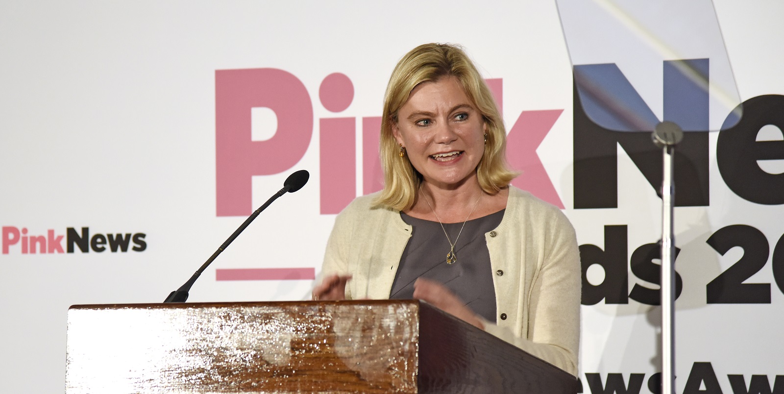 Out Conservative MP Justine Greening hints at leadership challenge