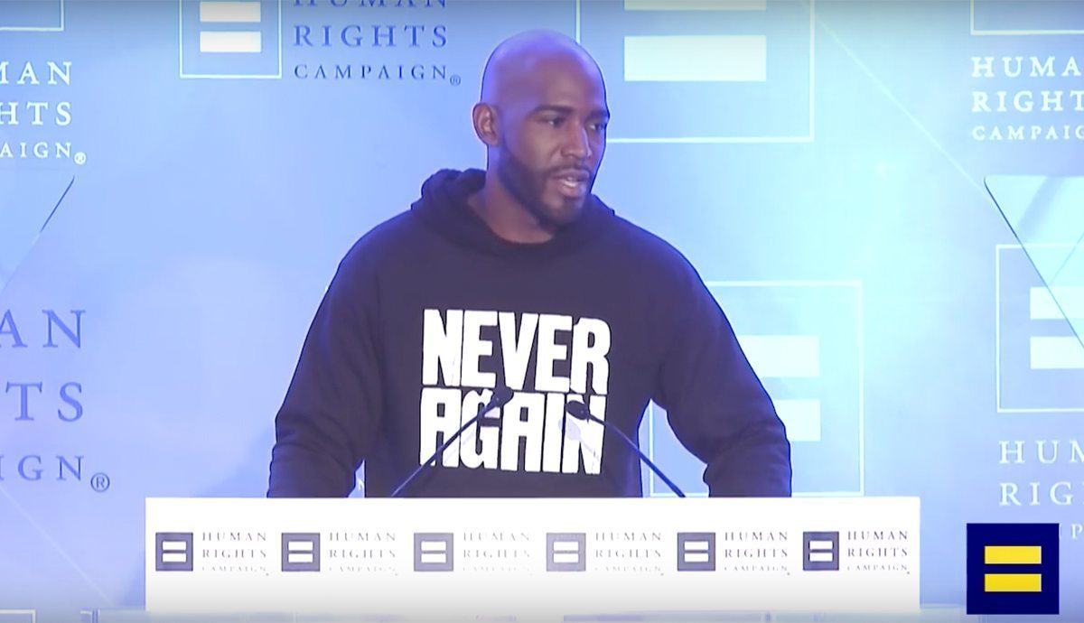 Queer Eye's Karamo Brown gives a heart-wrenching speech about the Parkland school shooting
