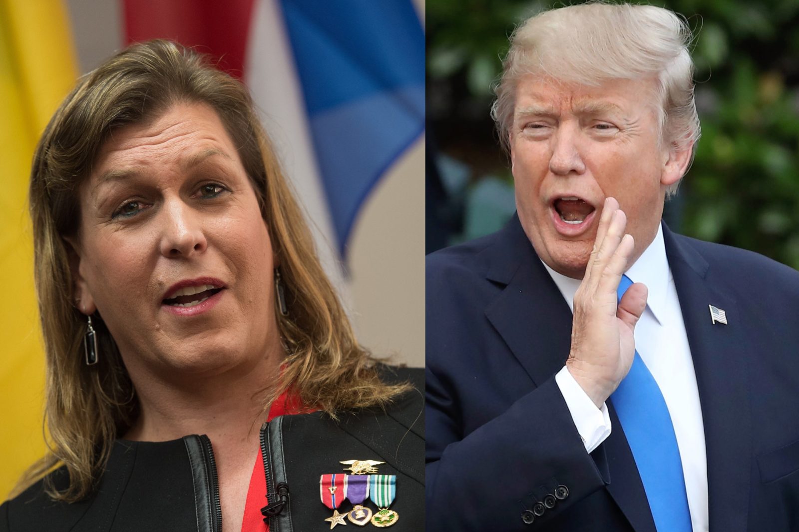 Trans Navy Seal challenges Trump: 'Tell me I'm not worthy to my face'