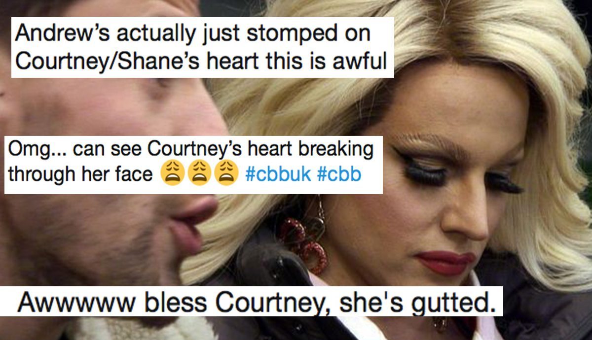 Celebrity Big Brother: Courtney Act left 'gutted' as Andrew Brady moves on to Ashley James