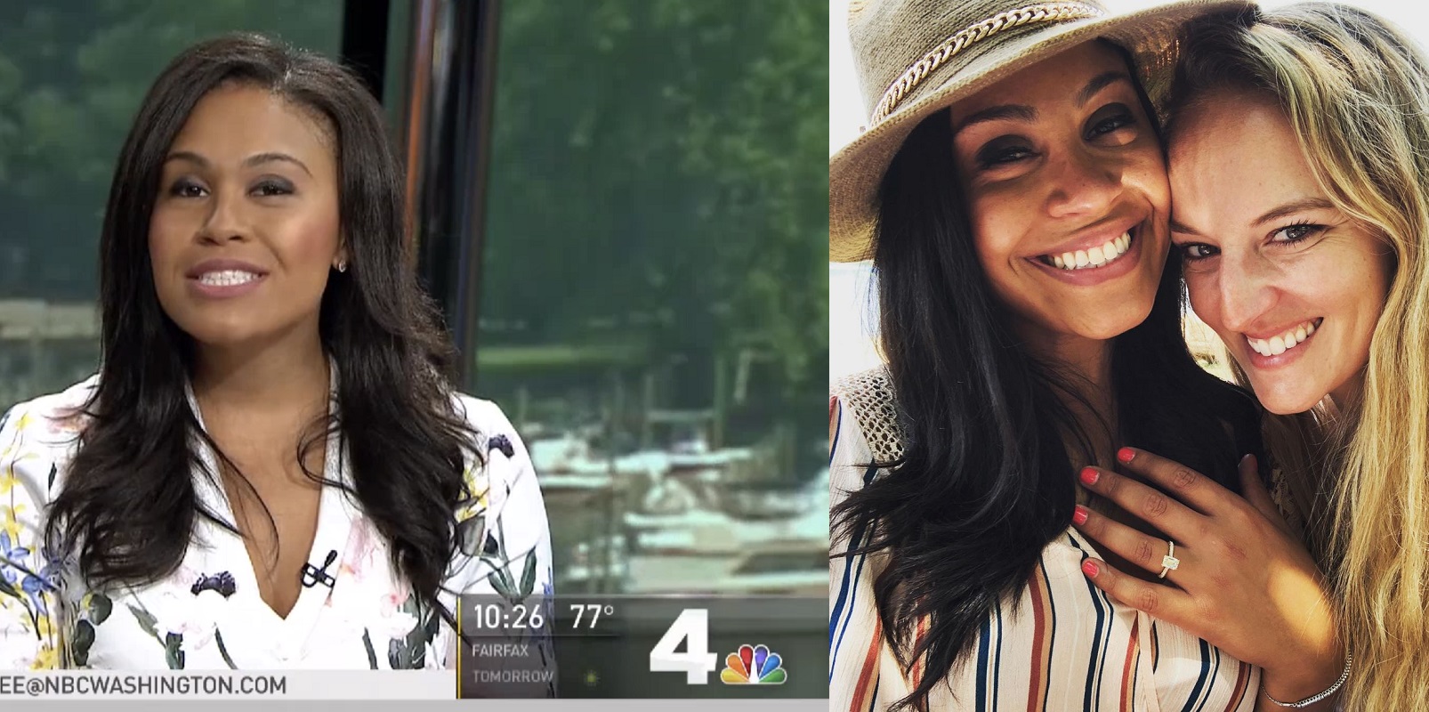 NBC news anchor announces engagement to girlfriend on-air