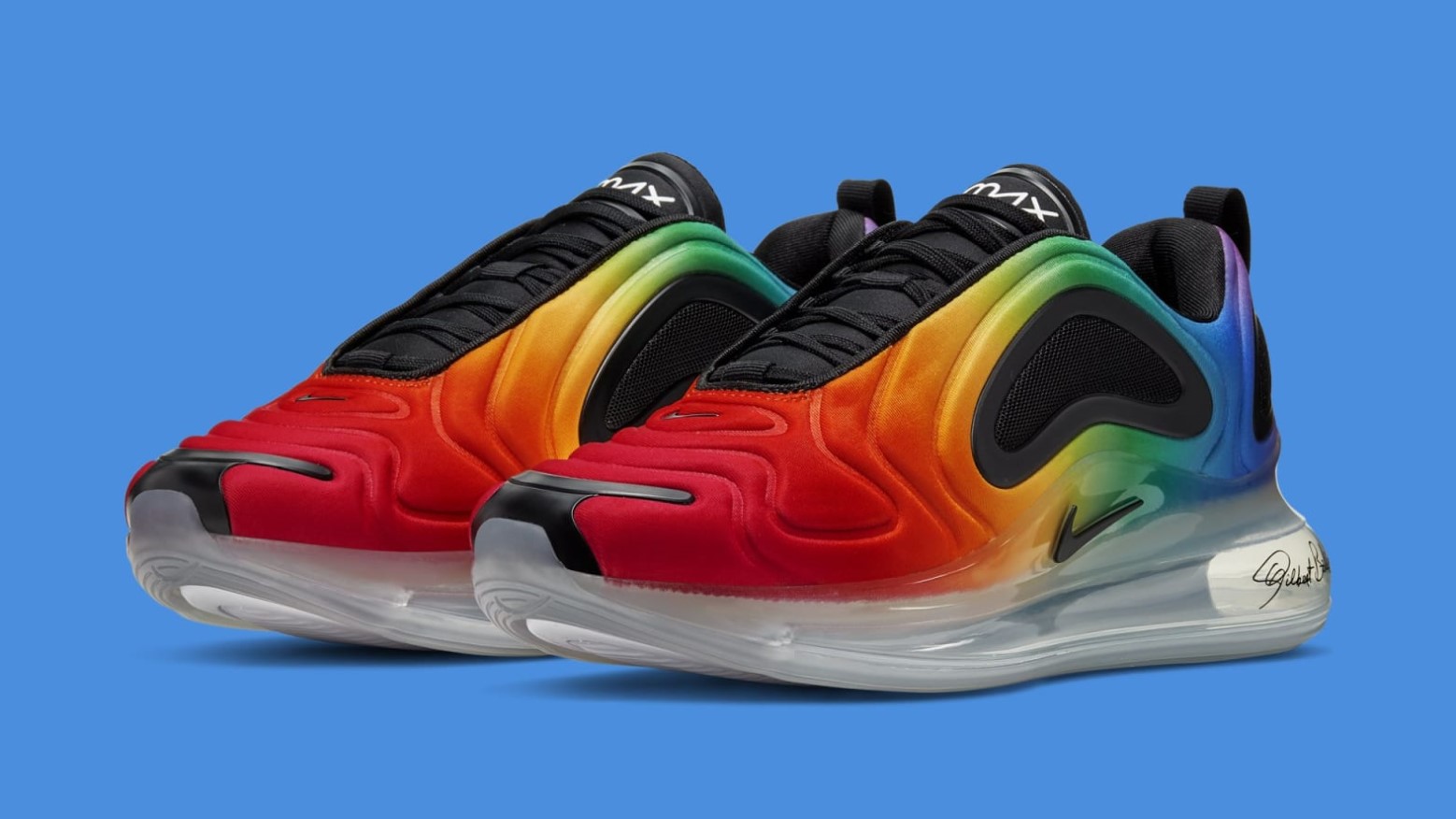 Nike unveils new rainbow-coloured Air Max 720