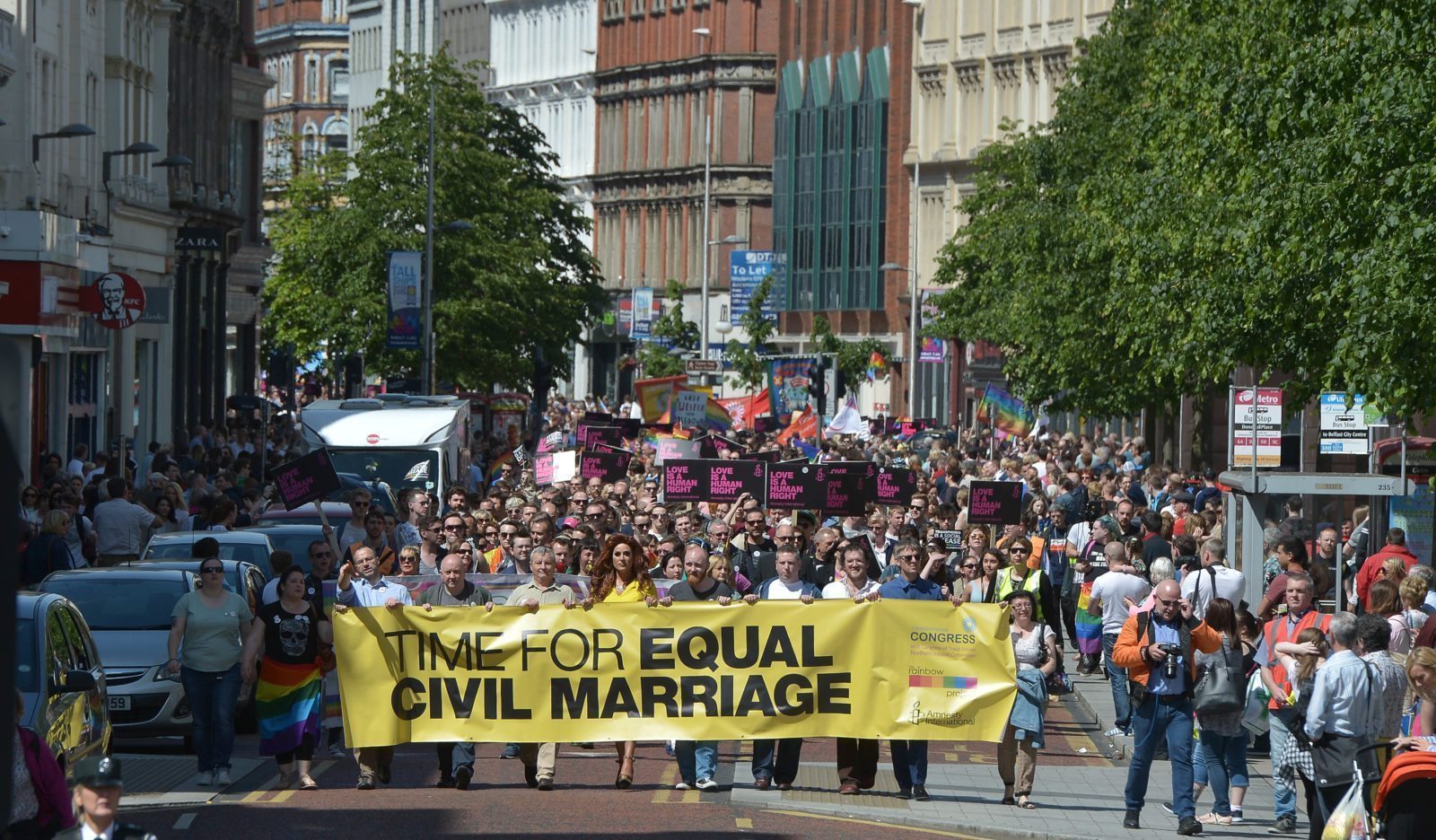 'We constantly find ourselves lagging behind': Campaigners on standing up for LGBT rights in Northern Ireland