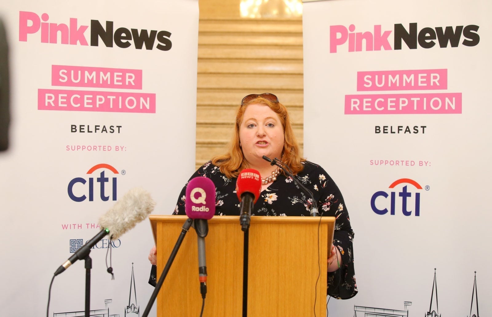 Alliance leader Naomi Long tells PinkNews summer reception in Belfast: Lack of LGBT rights is causing 'personal suffering'
