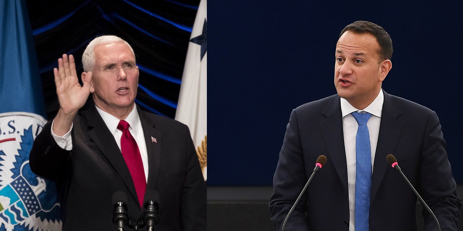 Media banned from Mike Pence's meeting with gay Irish PM Leo Varadkar