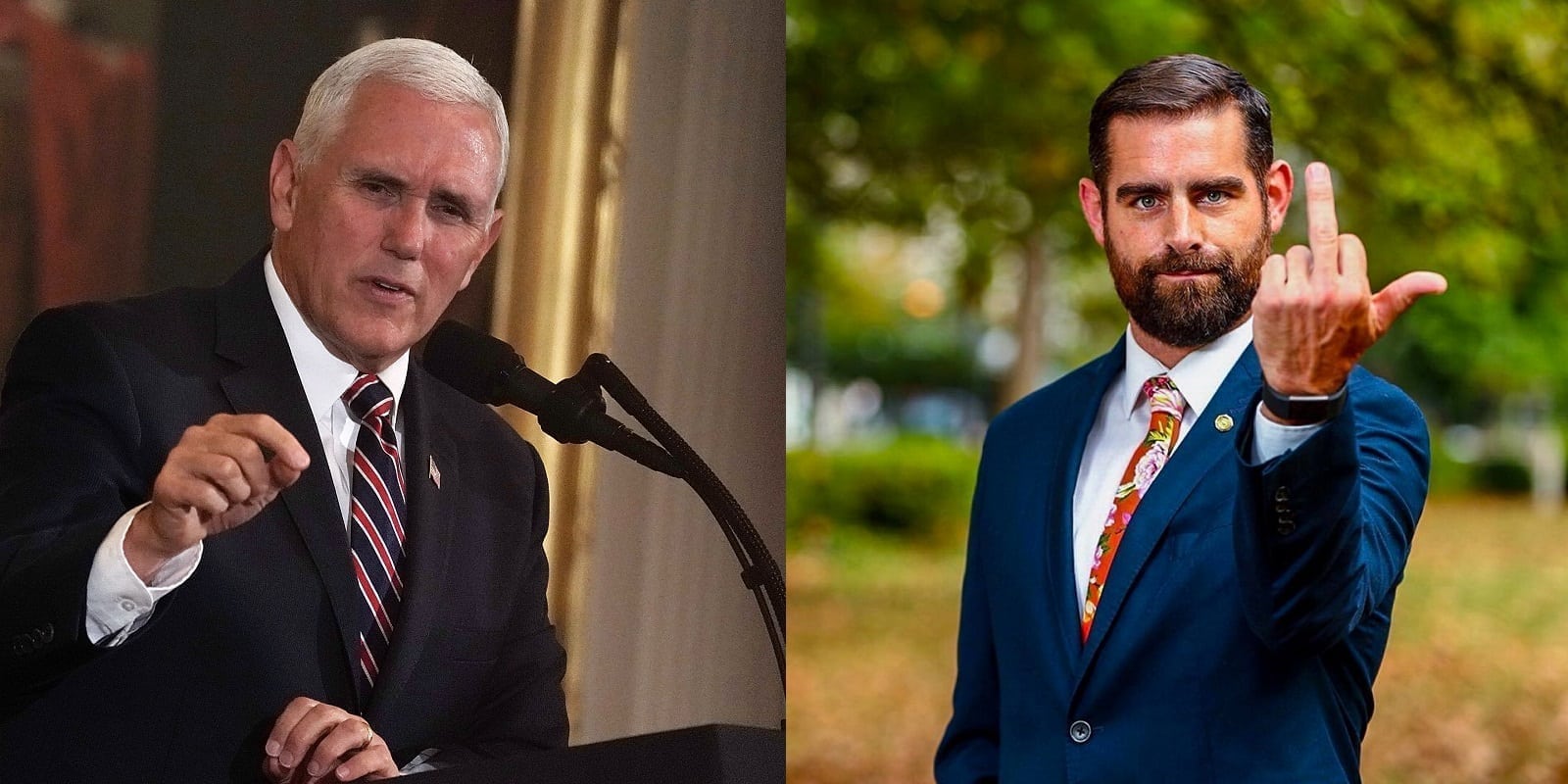 Gay lawmaker 'welcomes' Mike Pence to his city by flipping the bird
