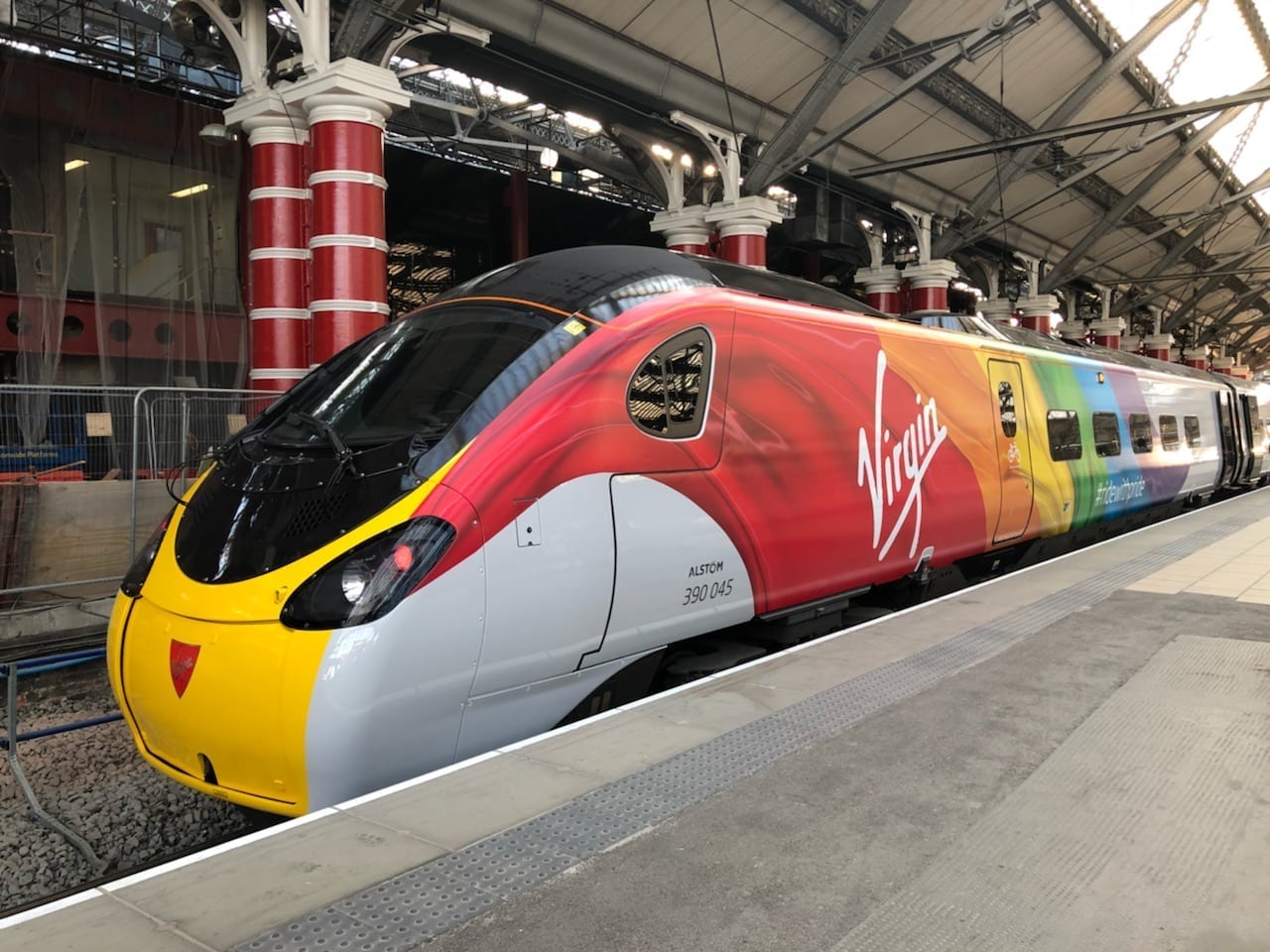 Birmingham Pride: Rainbow train unveiled as LGBT community celebrates