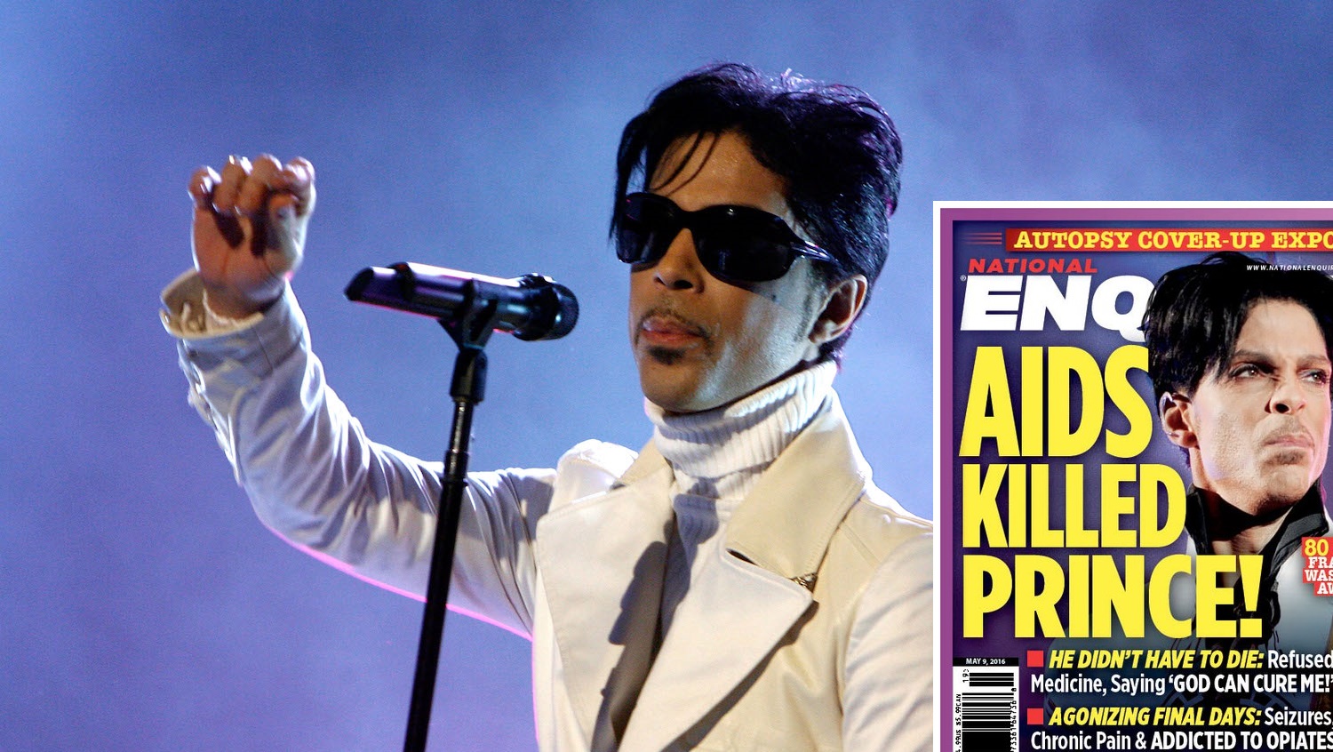 Trashy US tabloid claims Prince 'died of AIDS'