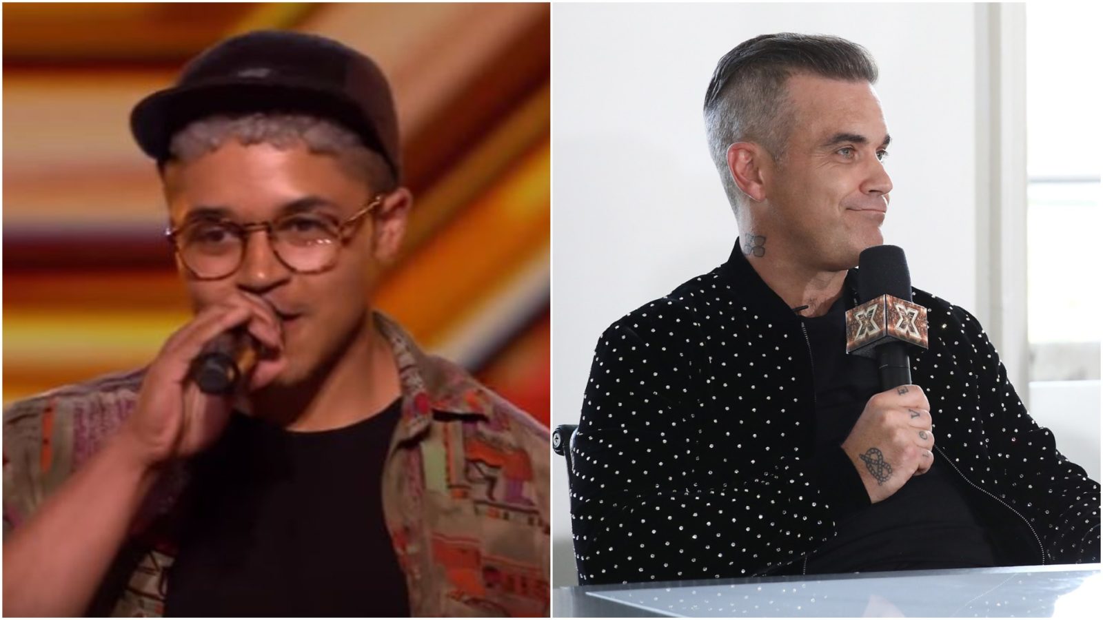 Trans X Factor contestant who was asked 'birth name' by Robbie Williams says full scene wasn't aired