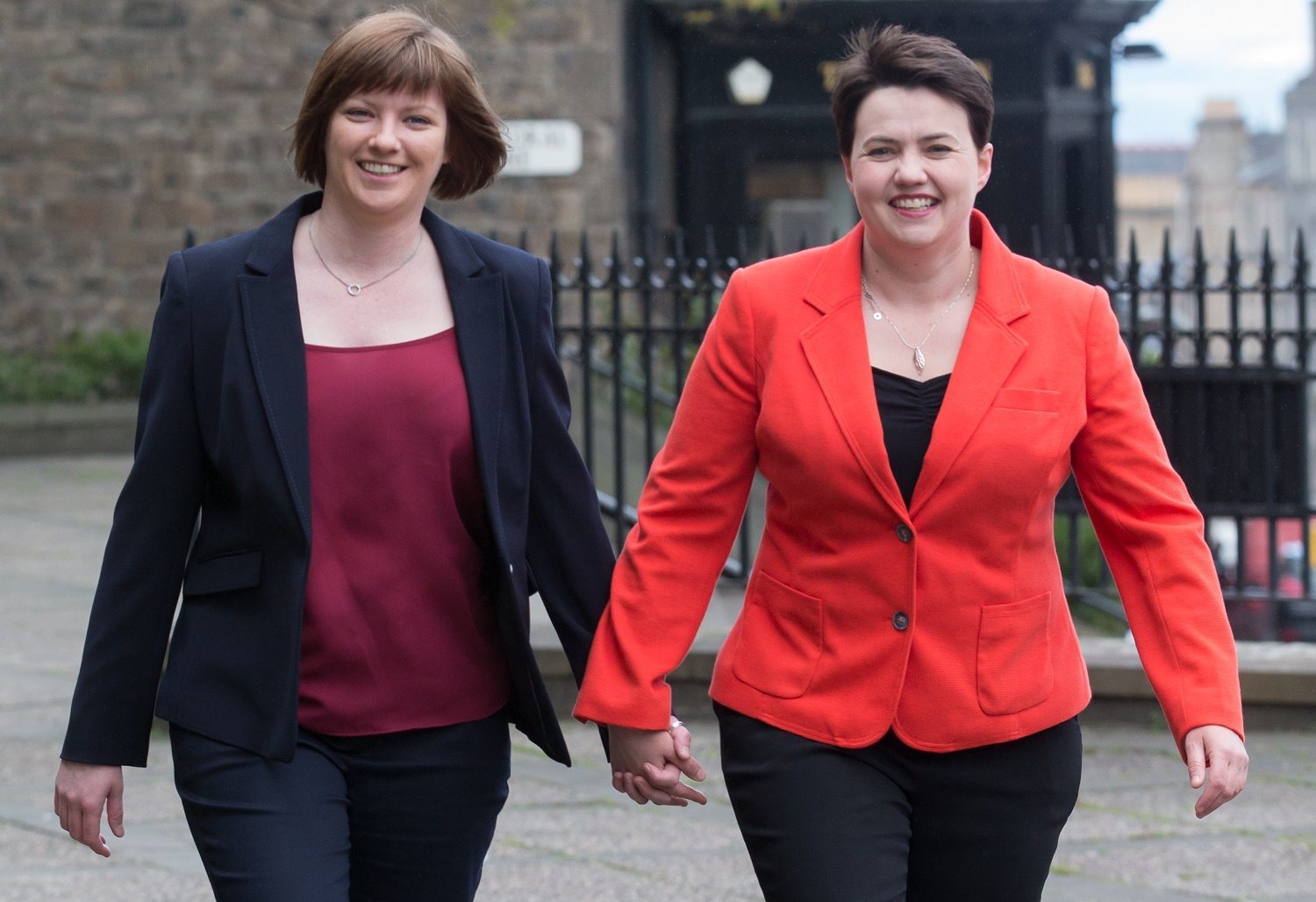 Ruth Davidson announces that she is expecting a child with her fiancée