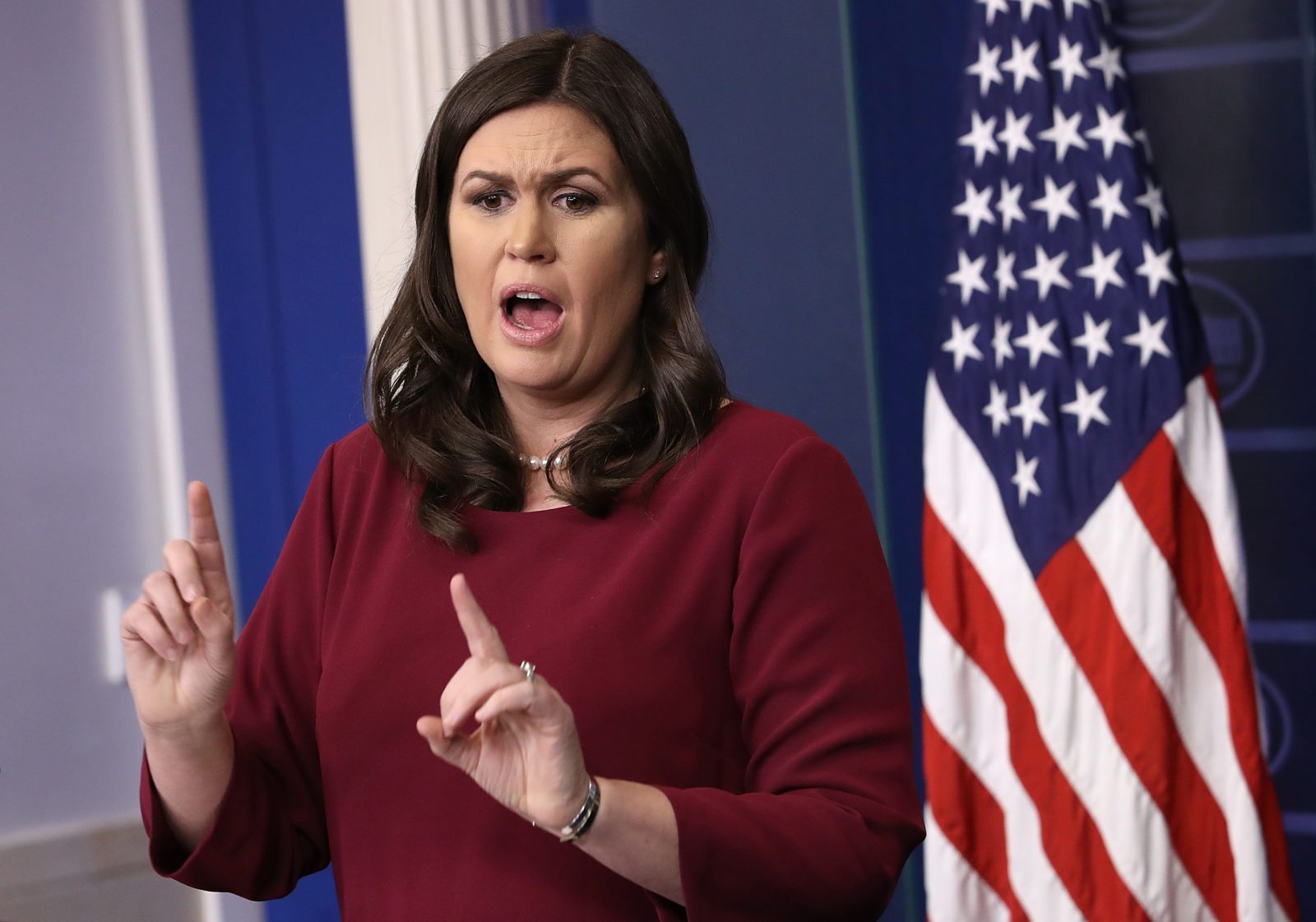 Sarah Huckabee Sanders signs Arkansas bill restricting toilet use for trans students